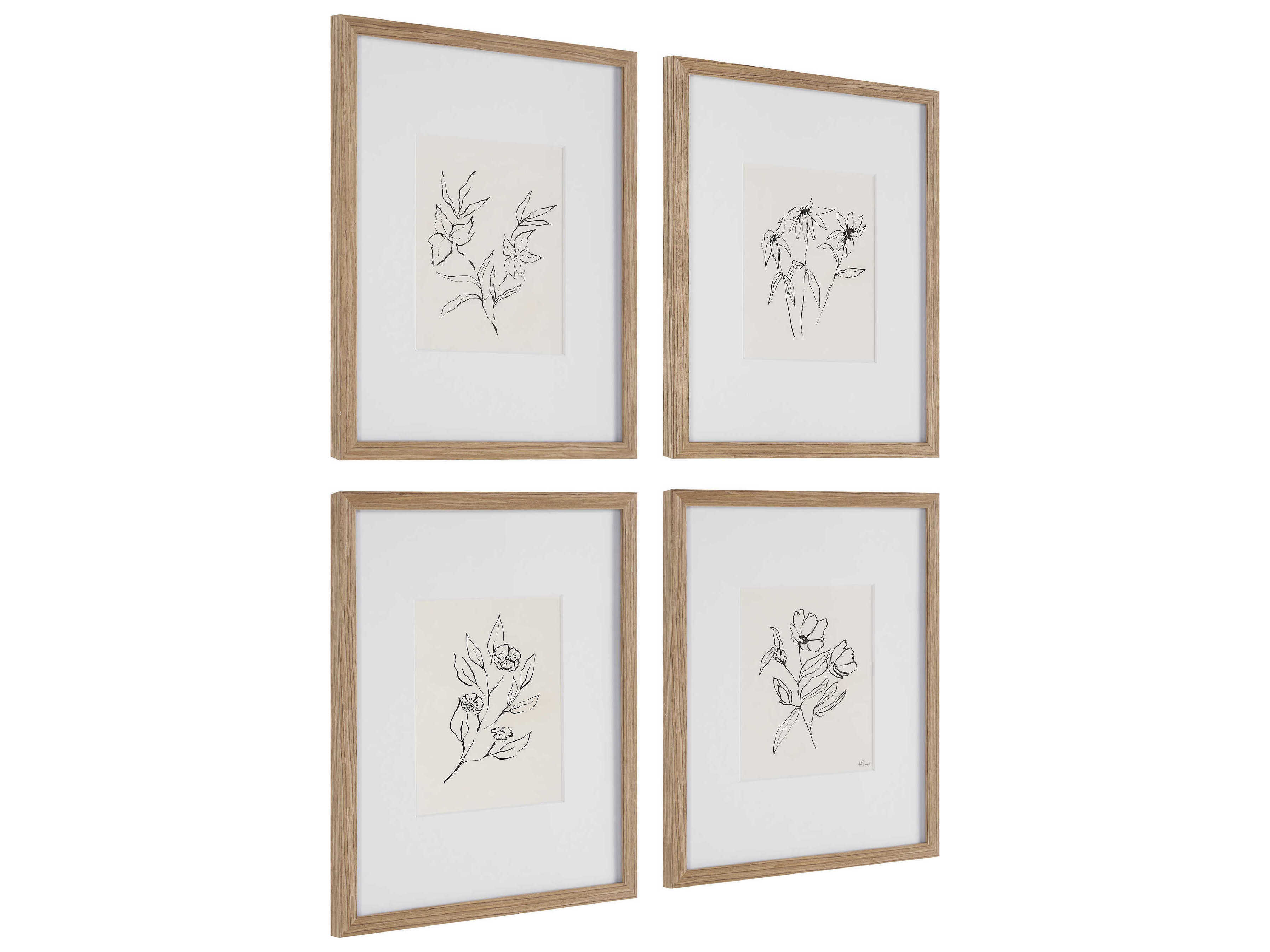 Renwil Palmela Wall Decor Set of 4