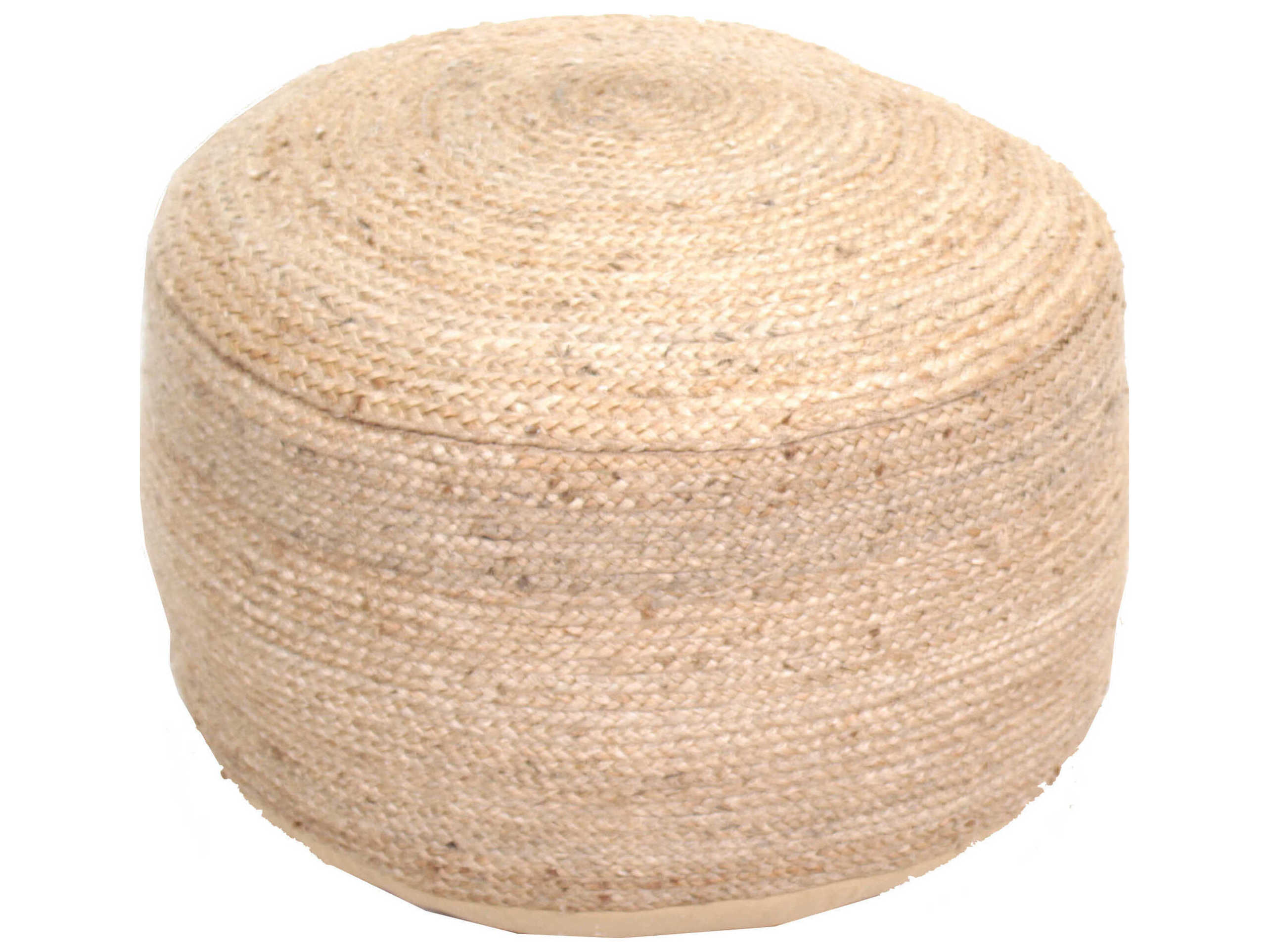 Renwil Clendon Natural Beige Pouf