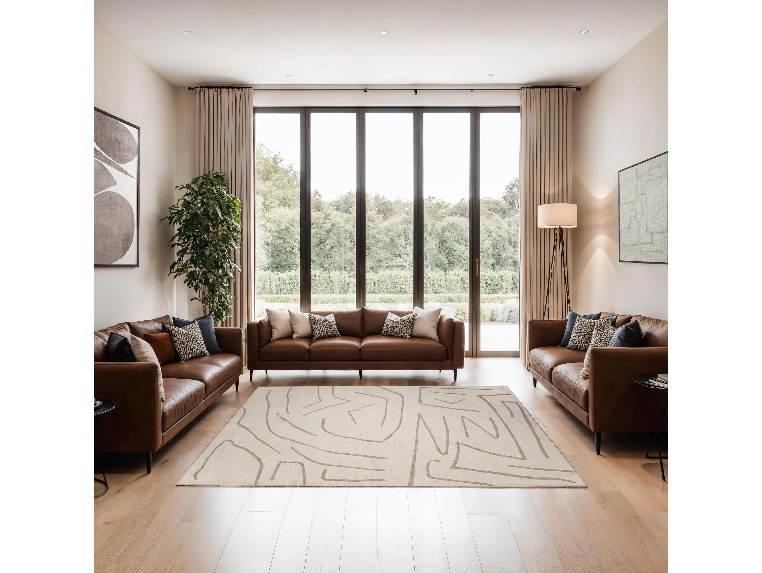 Renwil Chloe Flatweave Abstract Area Rug