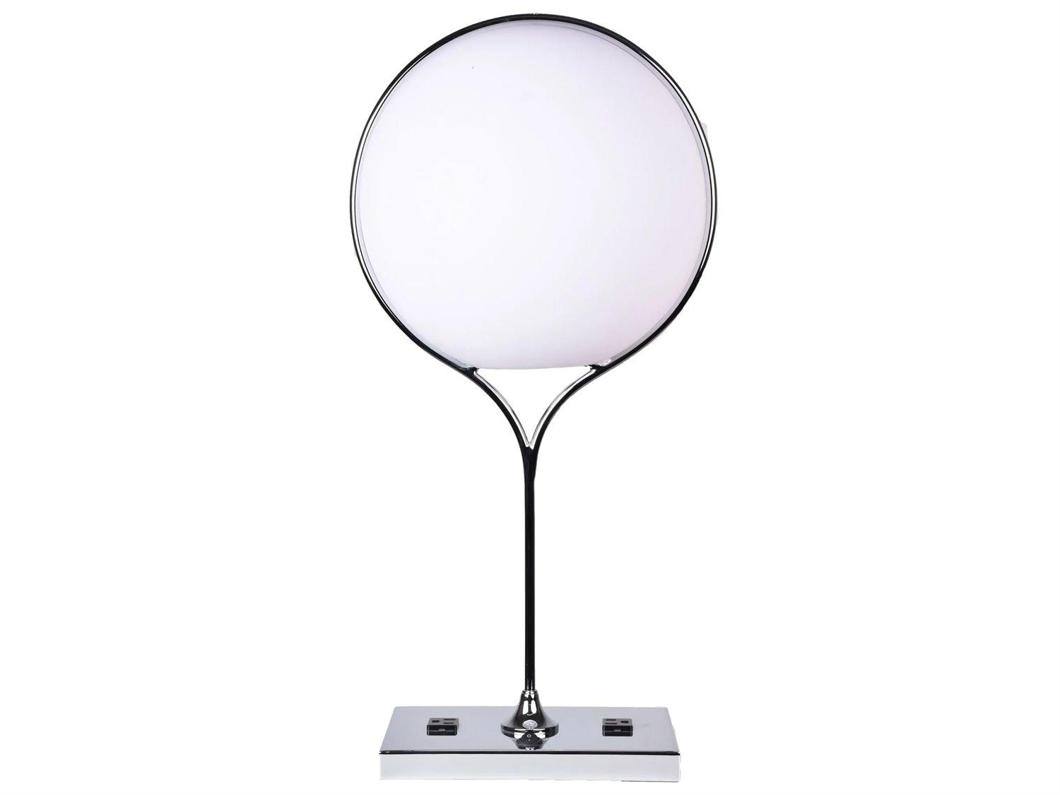 Renwil Globo Plated Polished Chrome Buffet Lamp