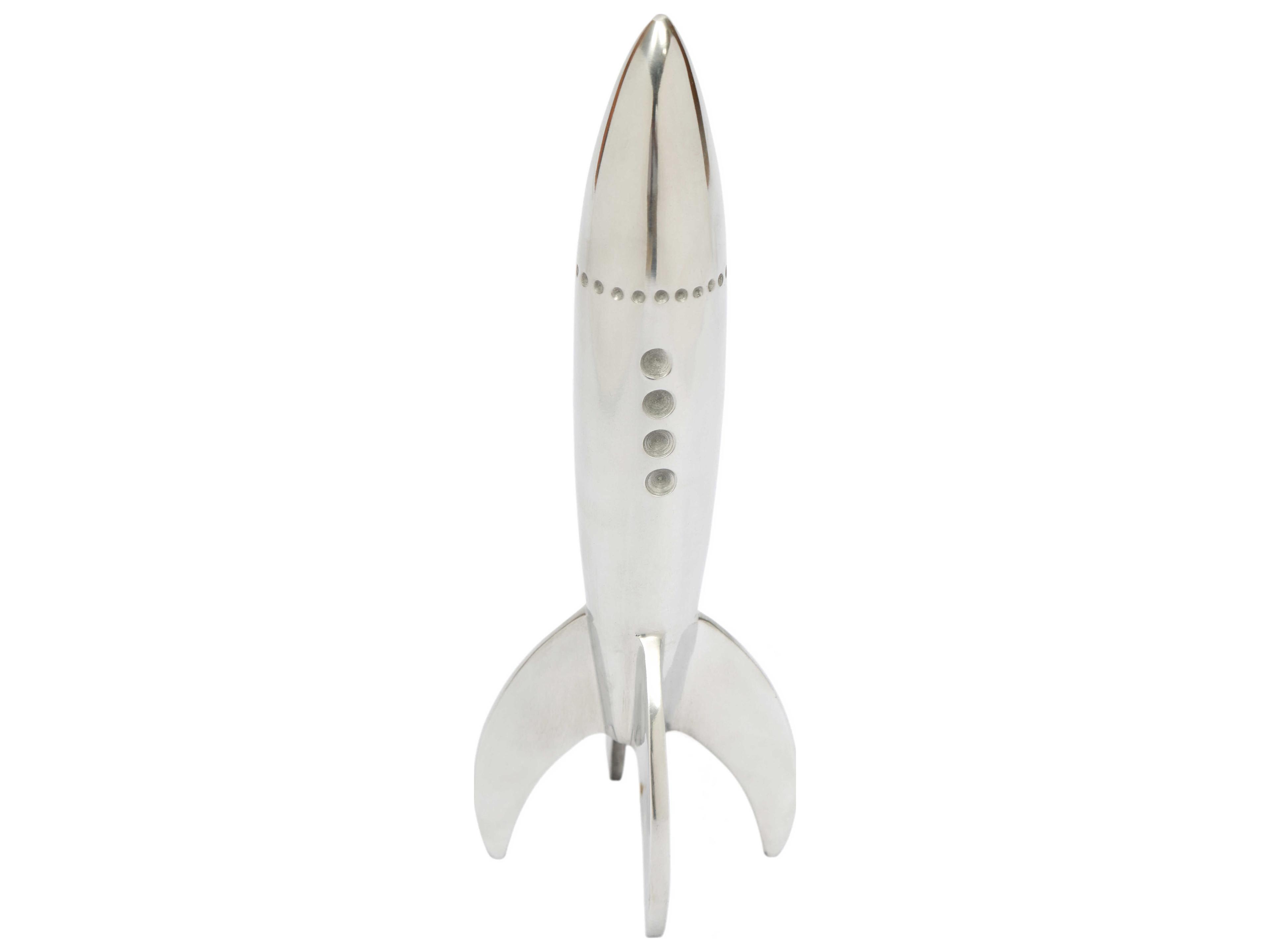 Renwil Rush Polished Silver Statue