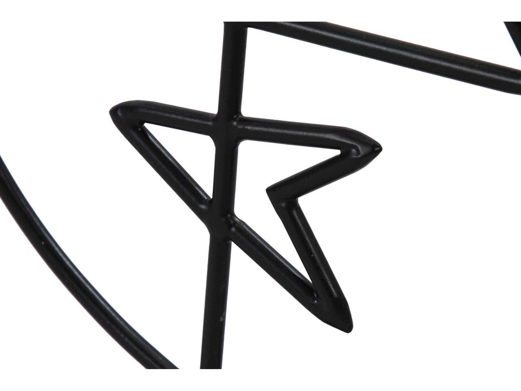 Renwil Posie Matte Black Statue