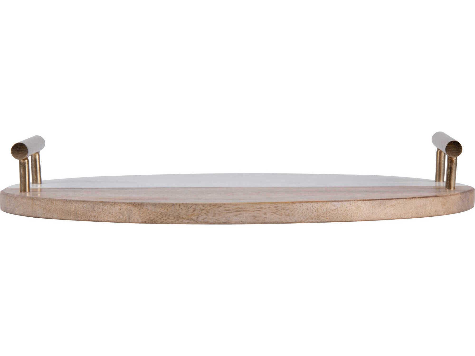 Renwil Dinova Antique Brass Serving Tray