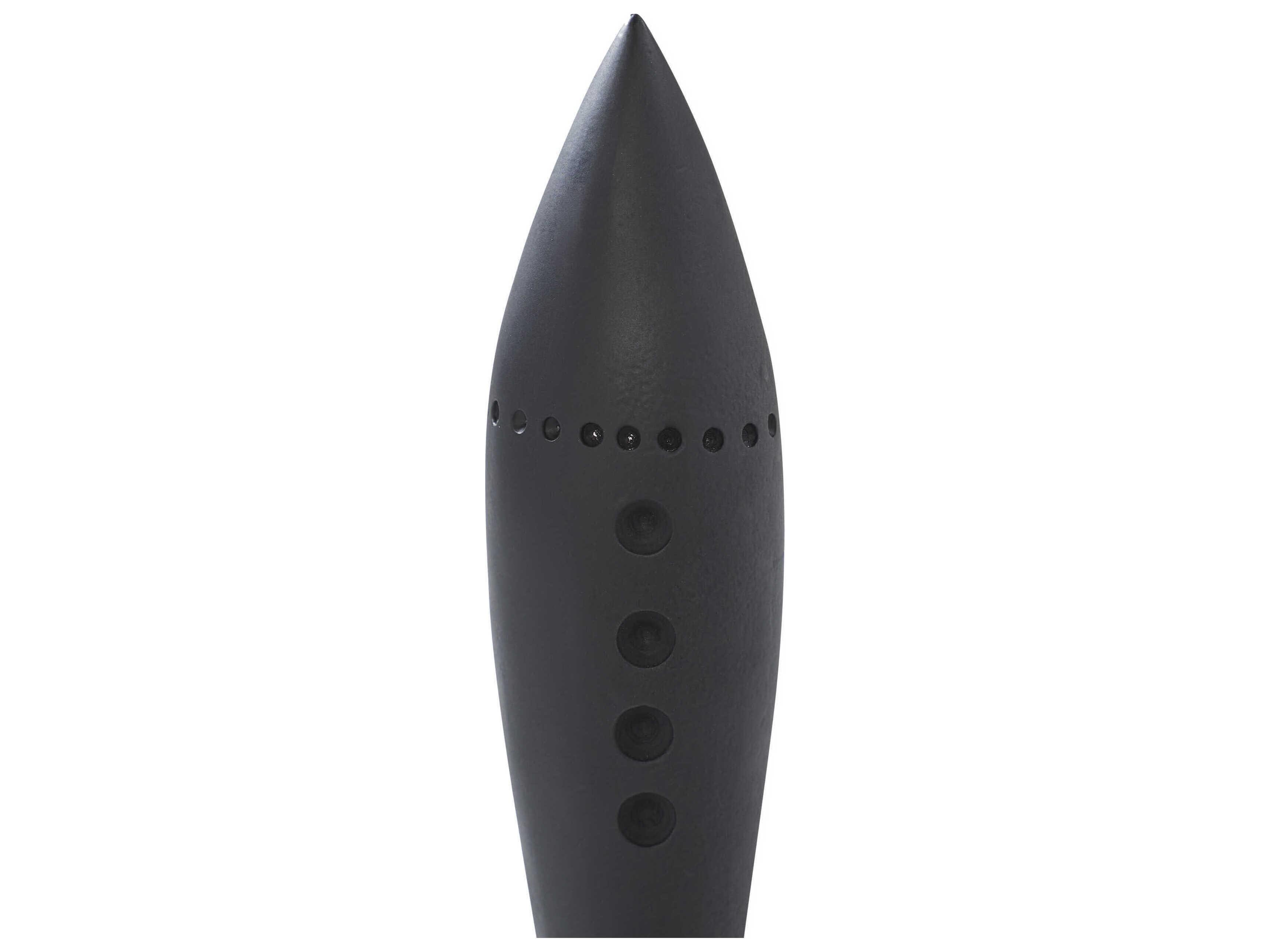 Renwil Rhodes Matte Black Statue