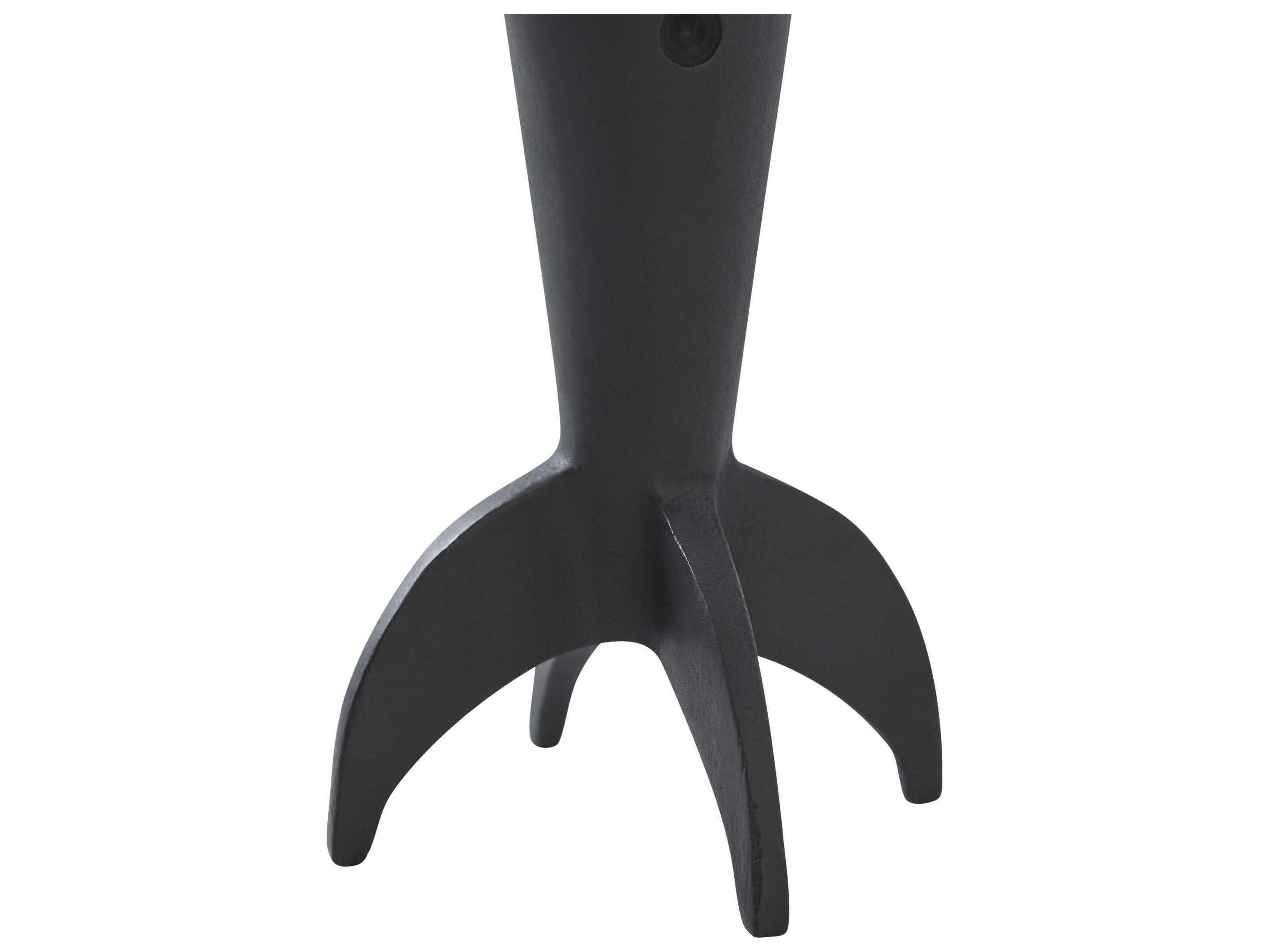 Renwil Rhodes Matte Black Statue