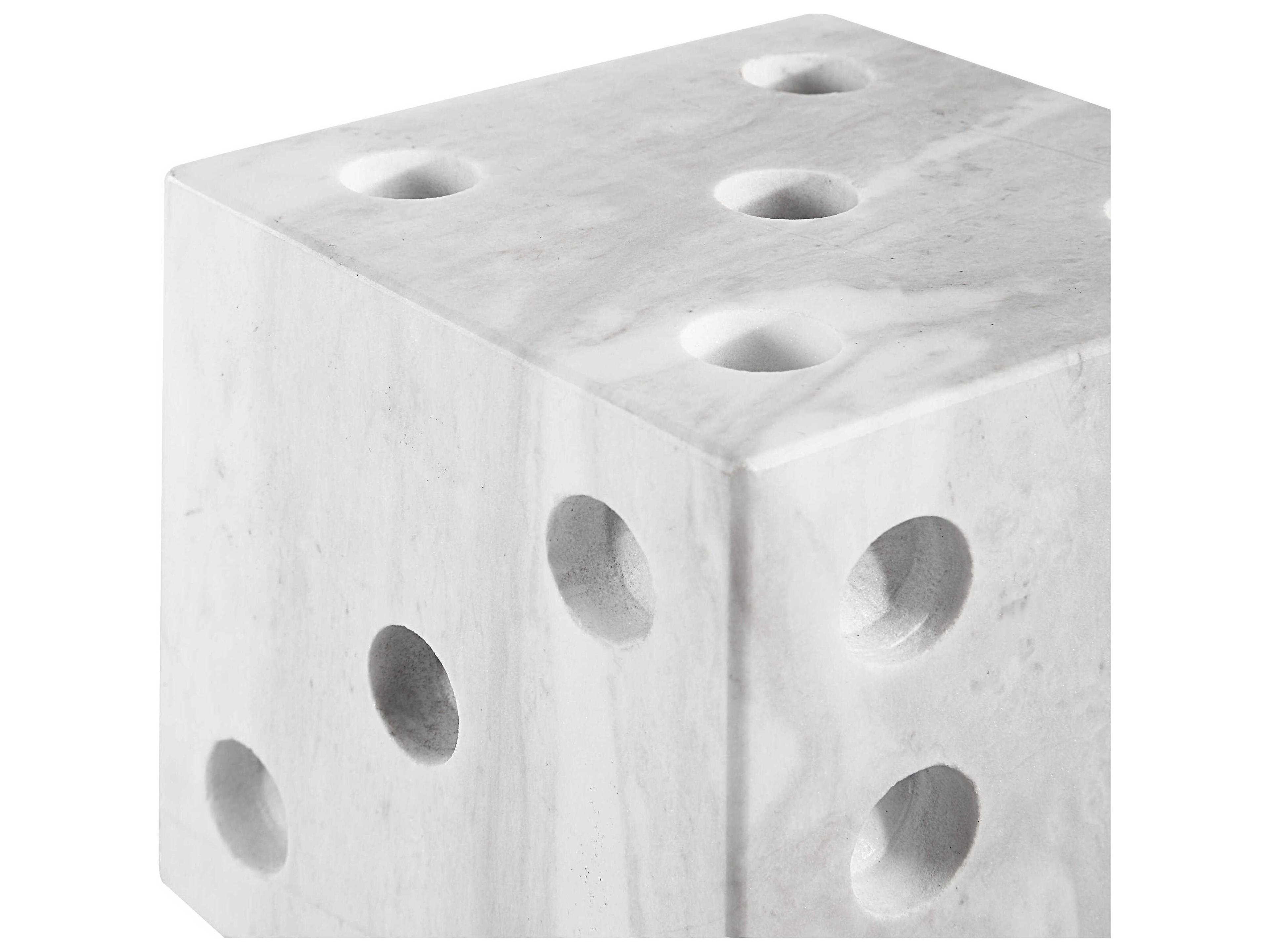 Renwil Dylon Honed White Decorative Accent