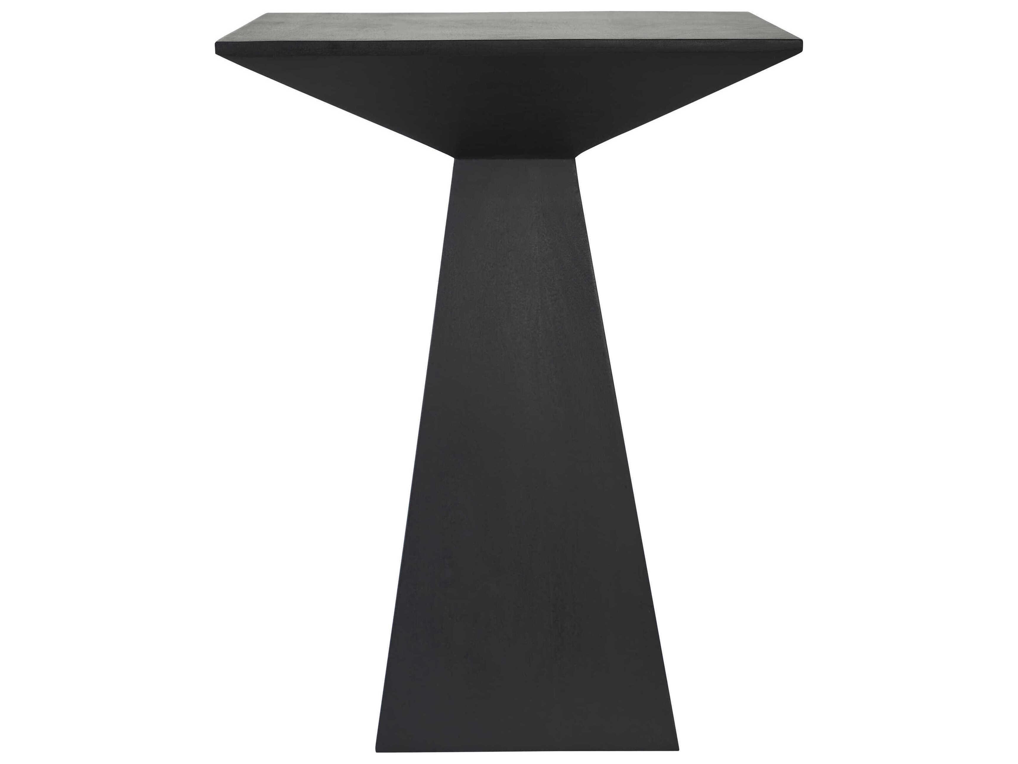Renwil Moulin Rectangular Wood Black End Table