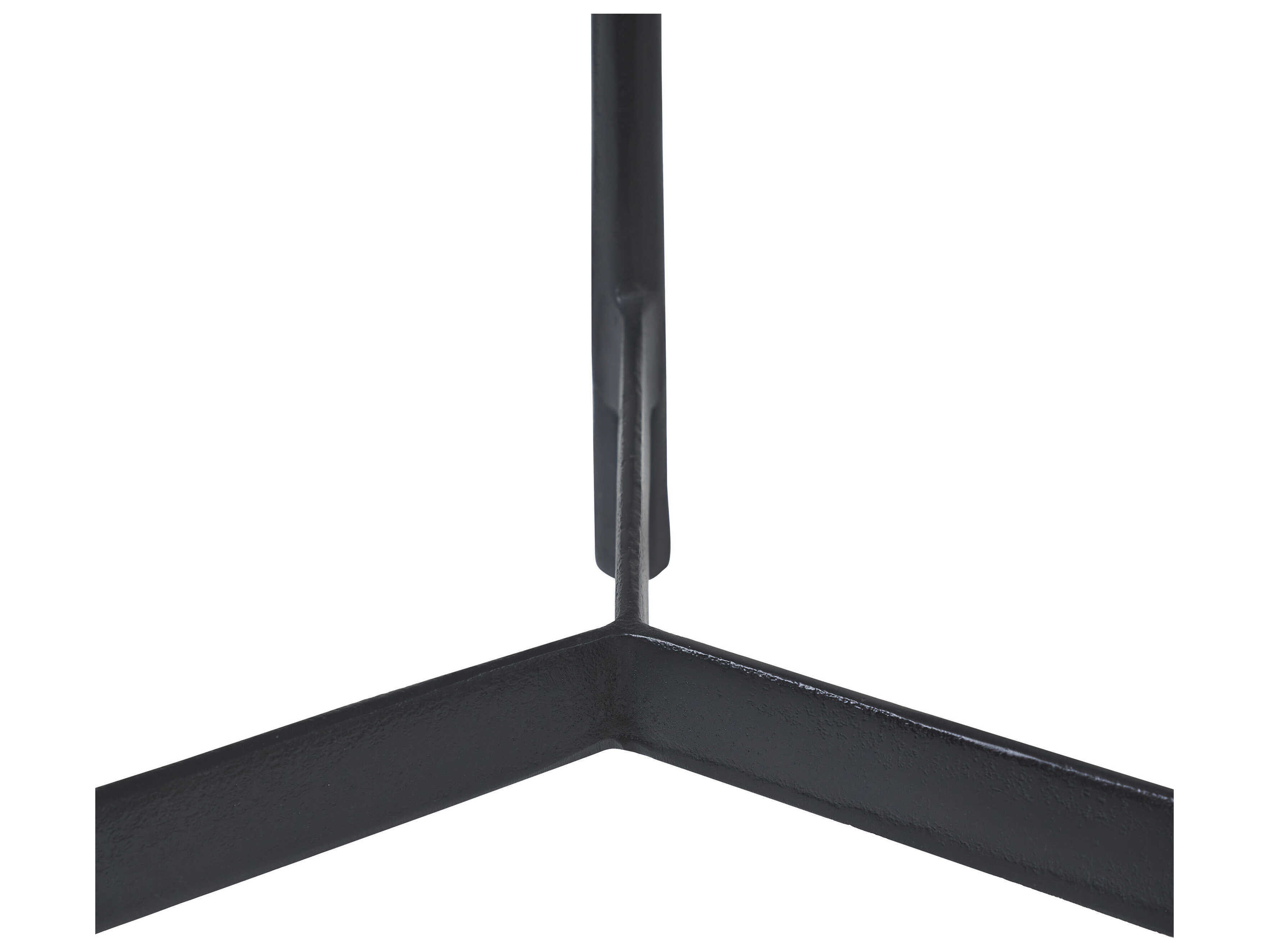 Renwil Avila Round Glass Black End Table