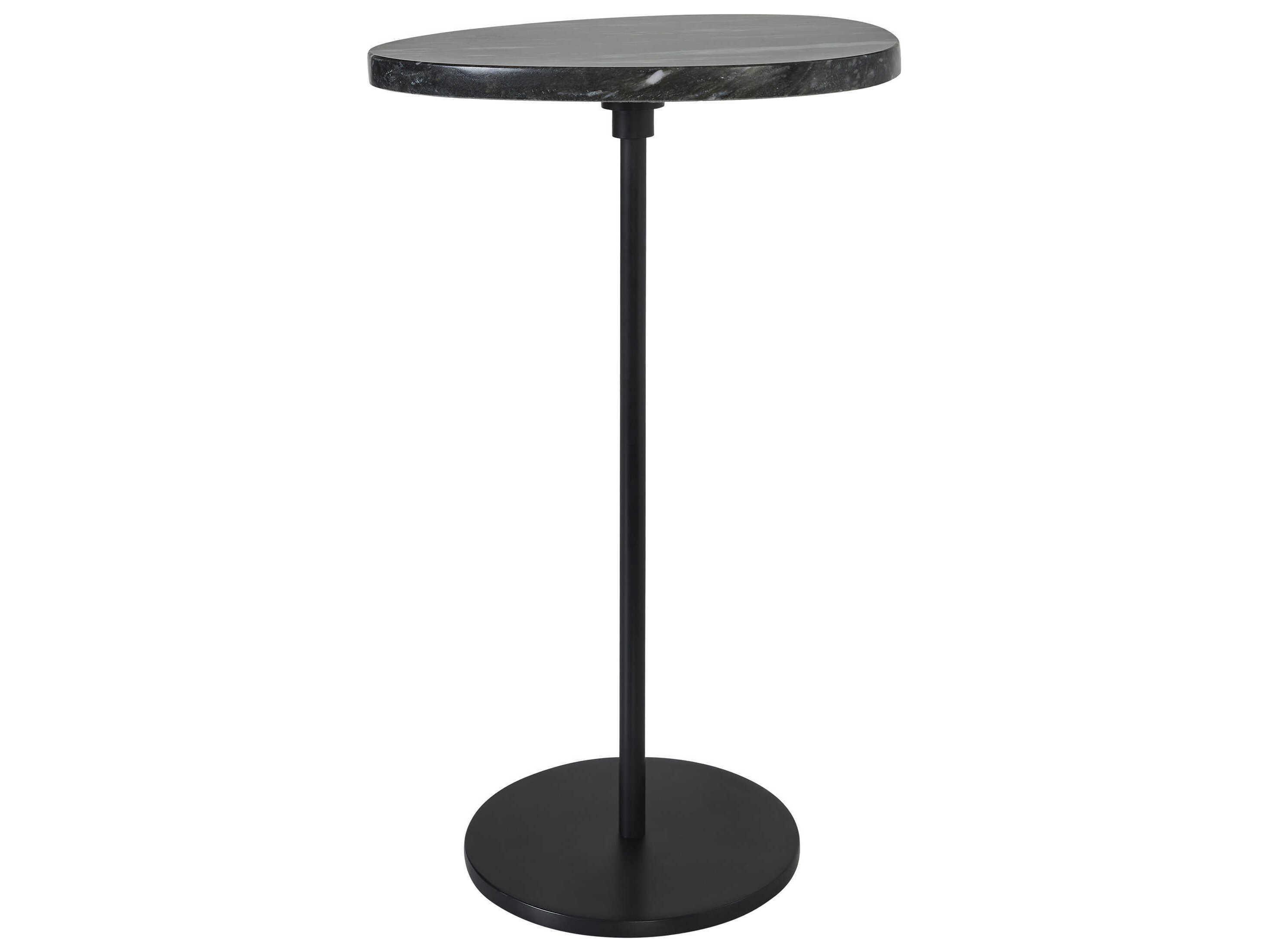 Renwil Adeline Marble Antique Green Black End Table