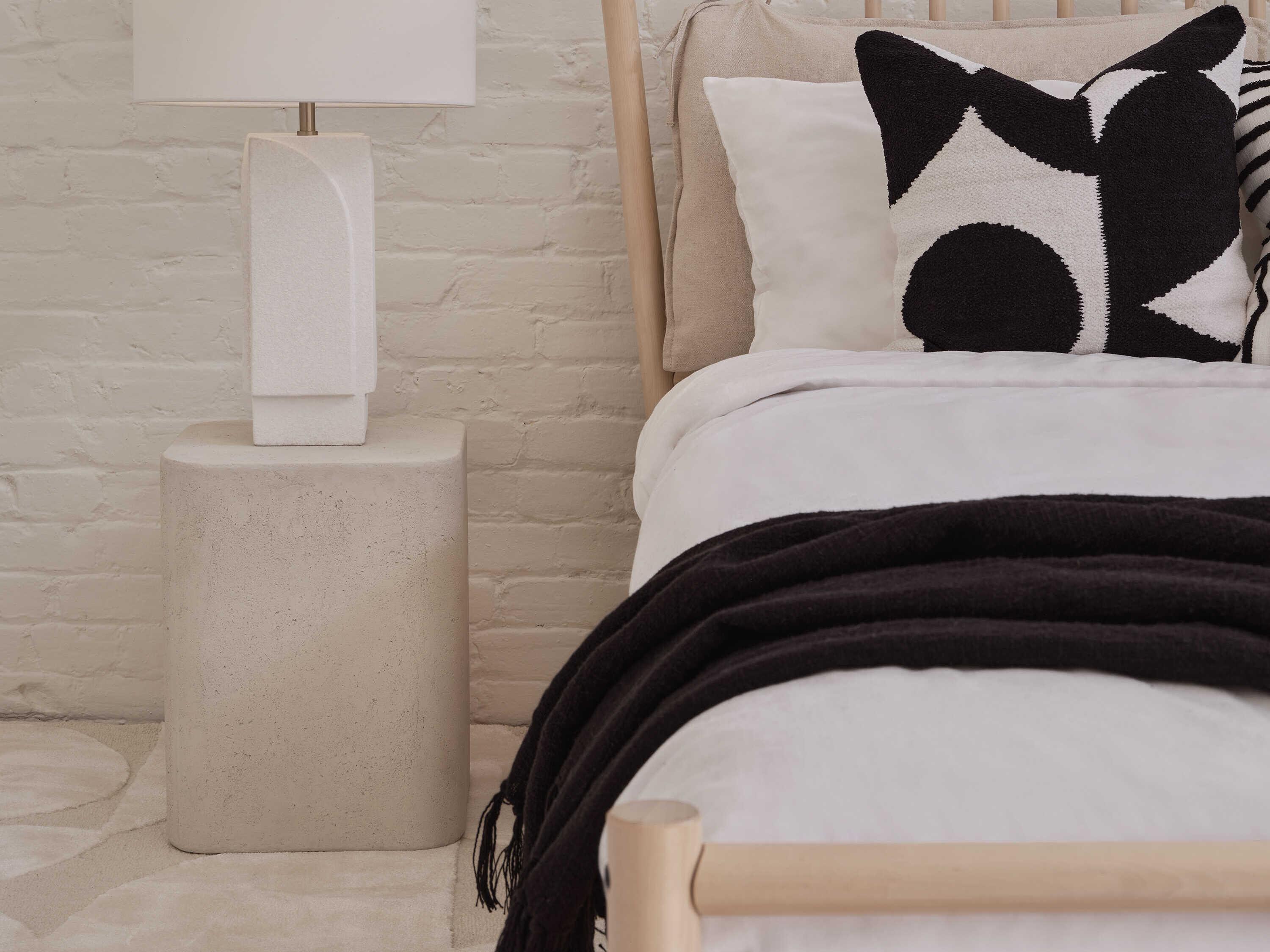 Renwil Alsace Square Stone Natural End Table