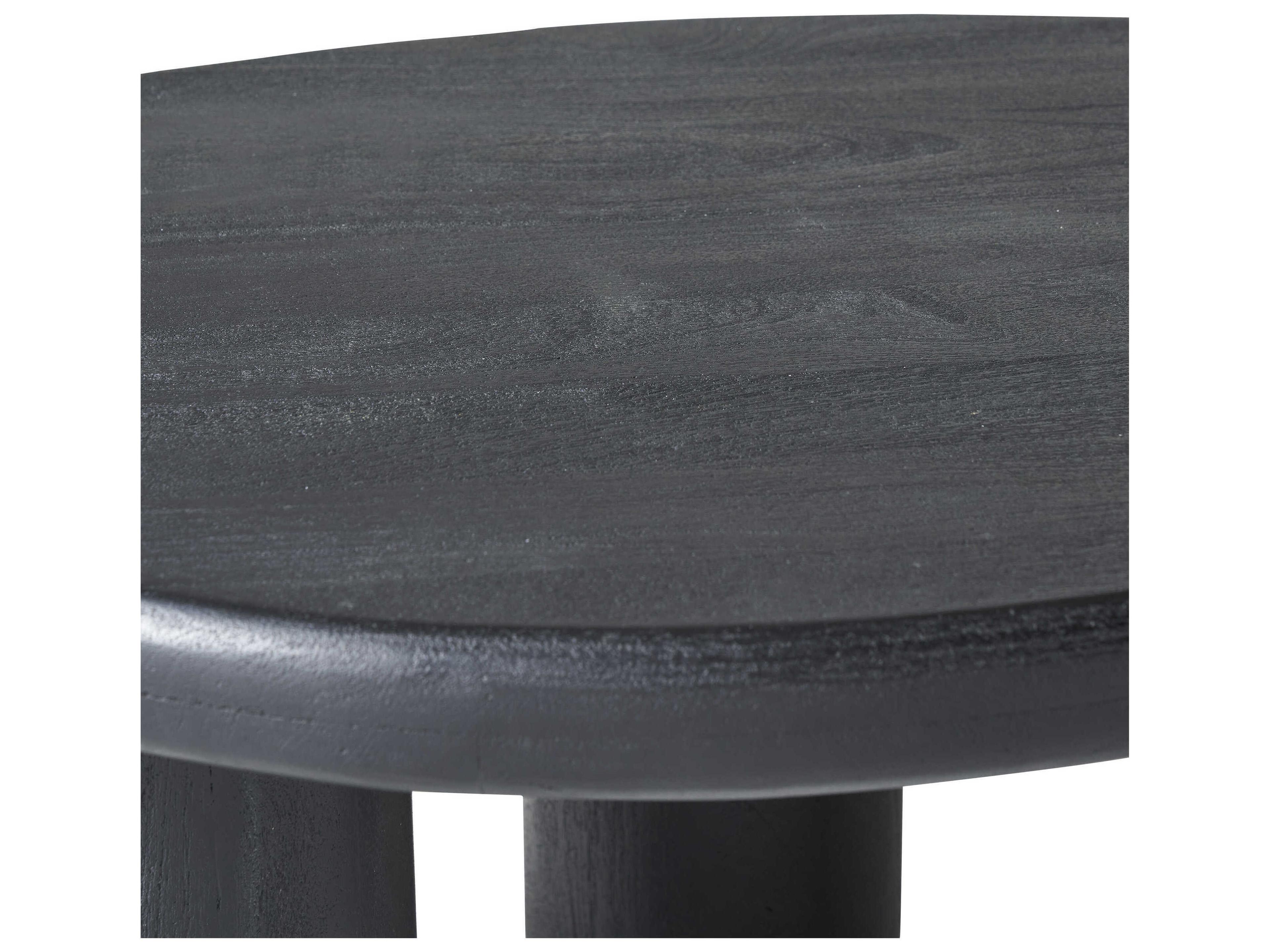 Renwil Rowe Wood Matte Black Coffee Table