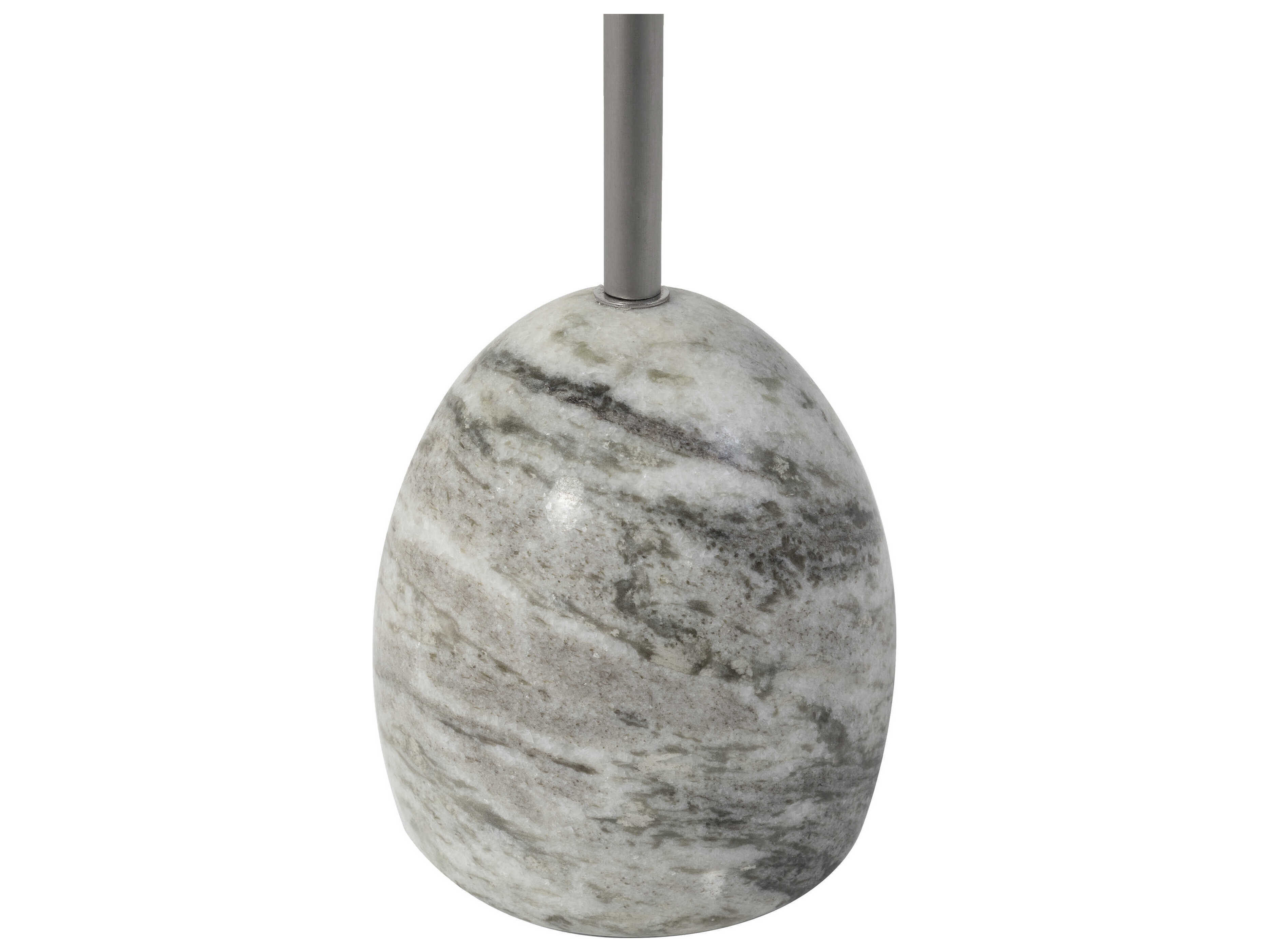 Renwil Aiden Round Metal Nickle End Table