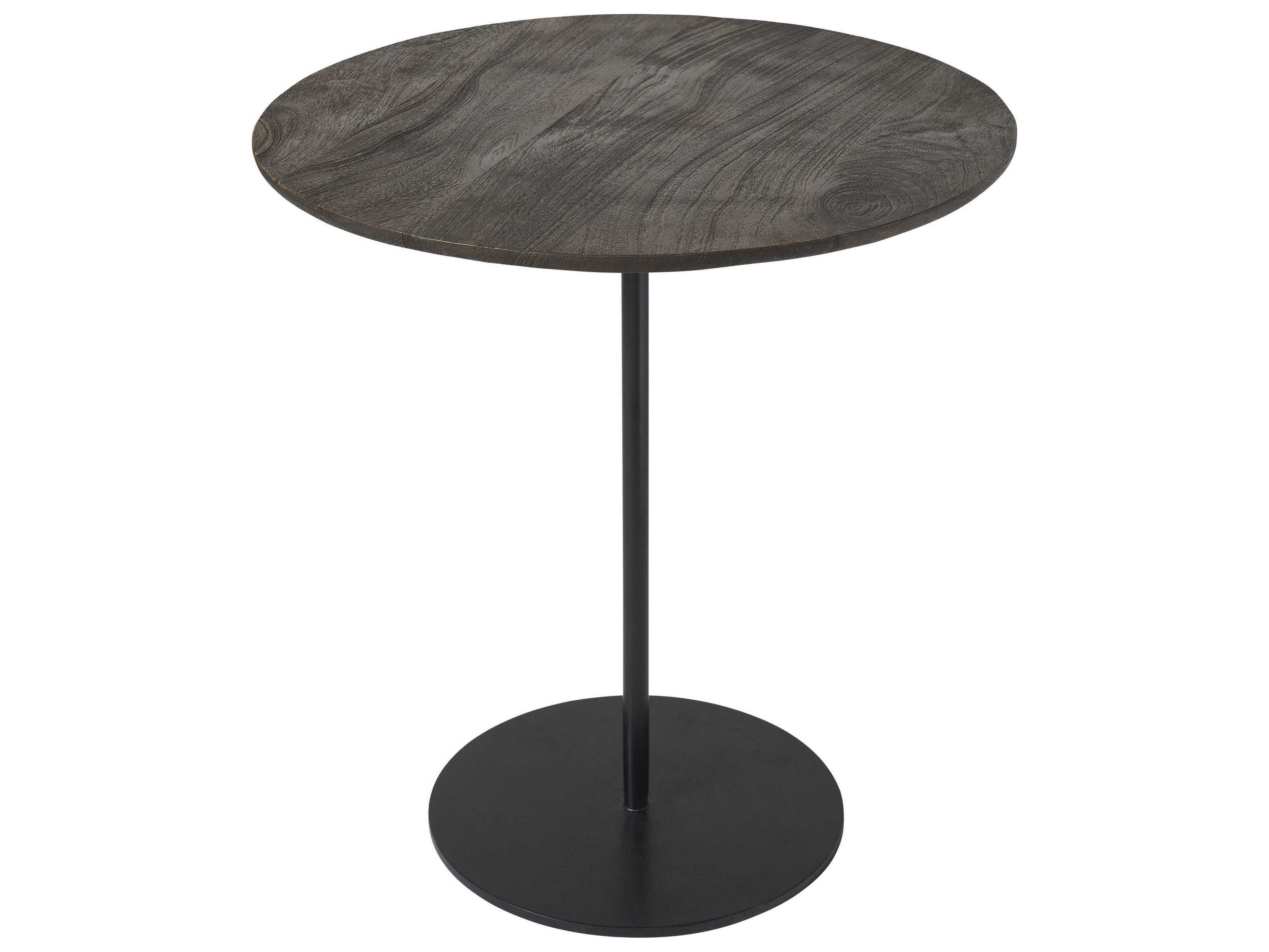 Renwil Argos Round Wood Walnut End Table