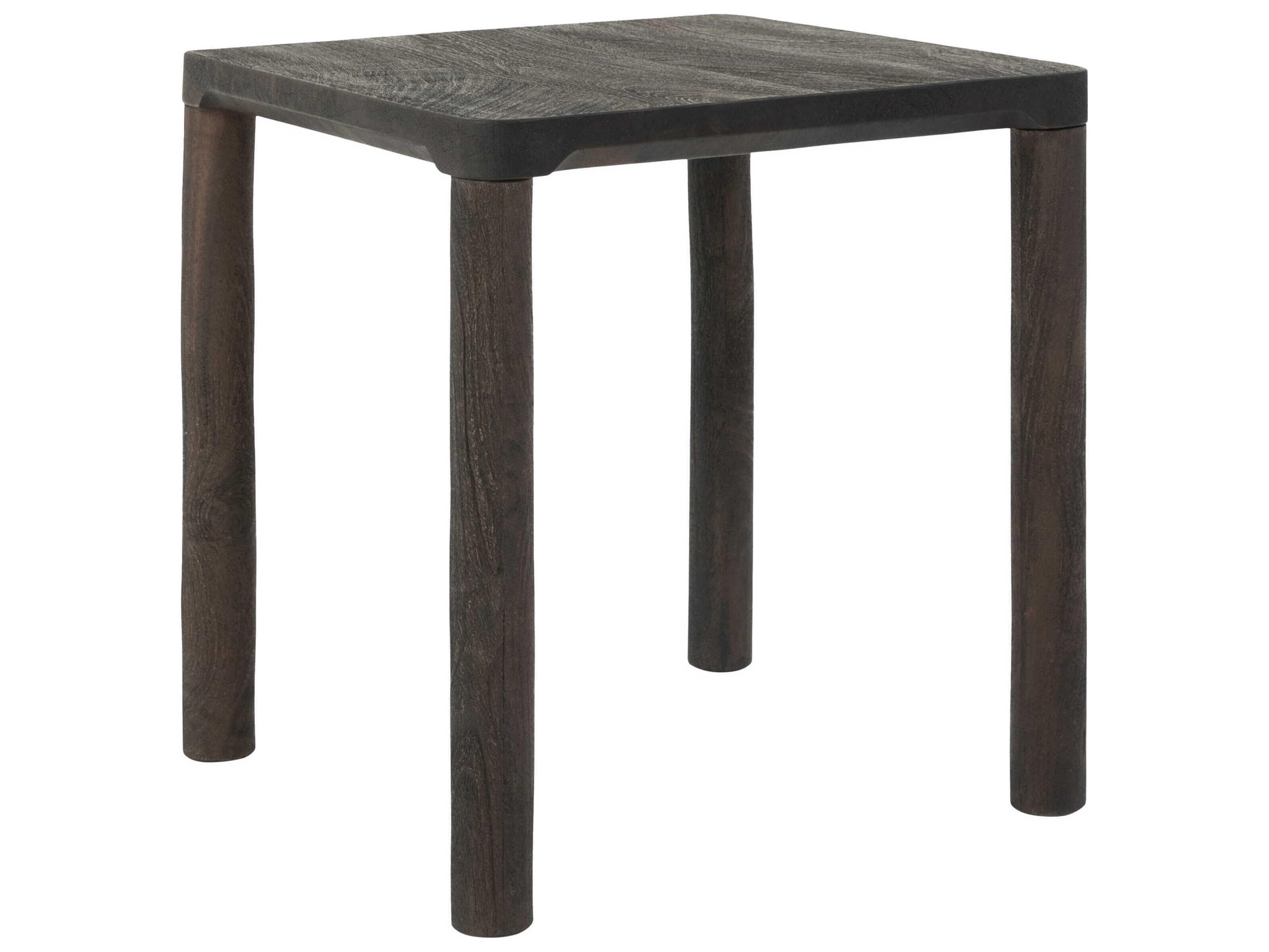 Renwil Clusia Square Wood Walnut End Table