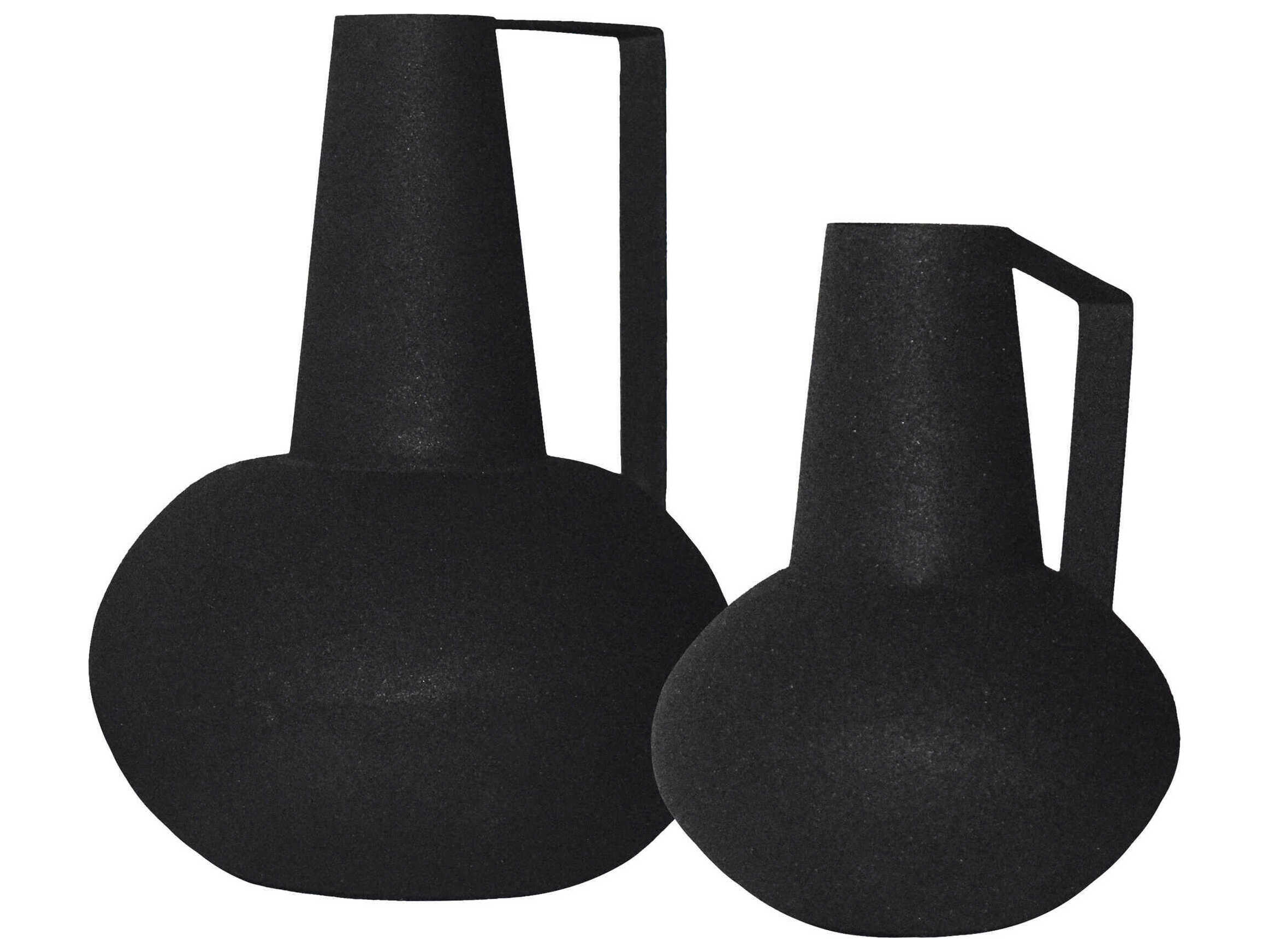 Renwil Monarda Matte Black Vase