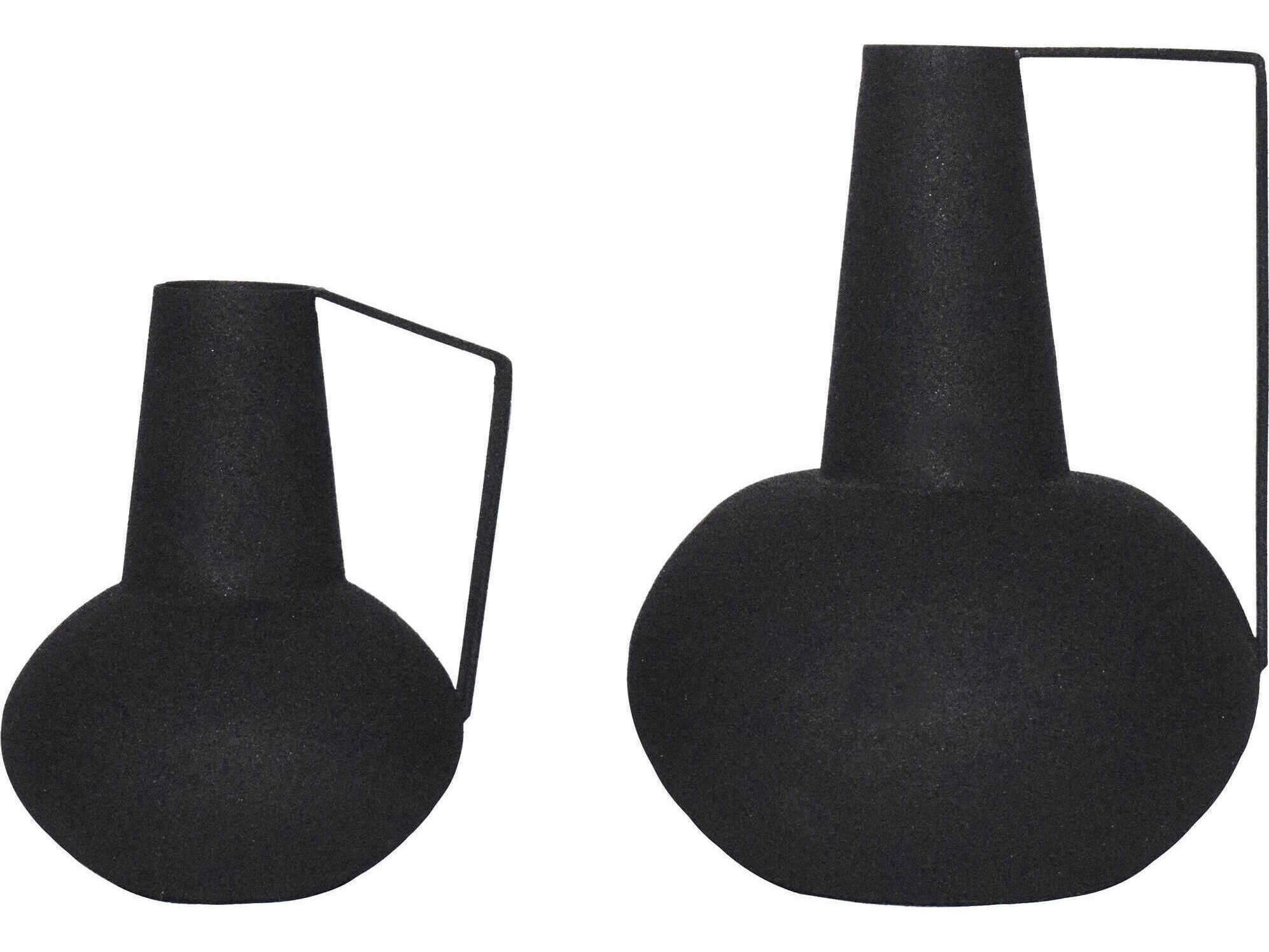 Renwil Monarda Matte Black Vase