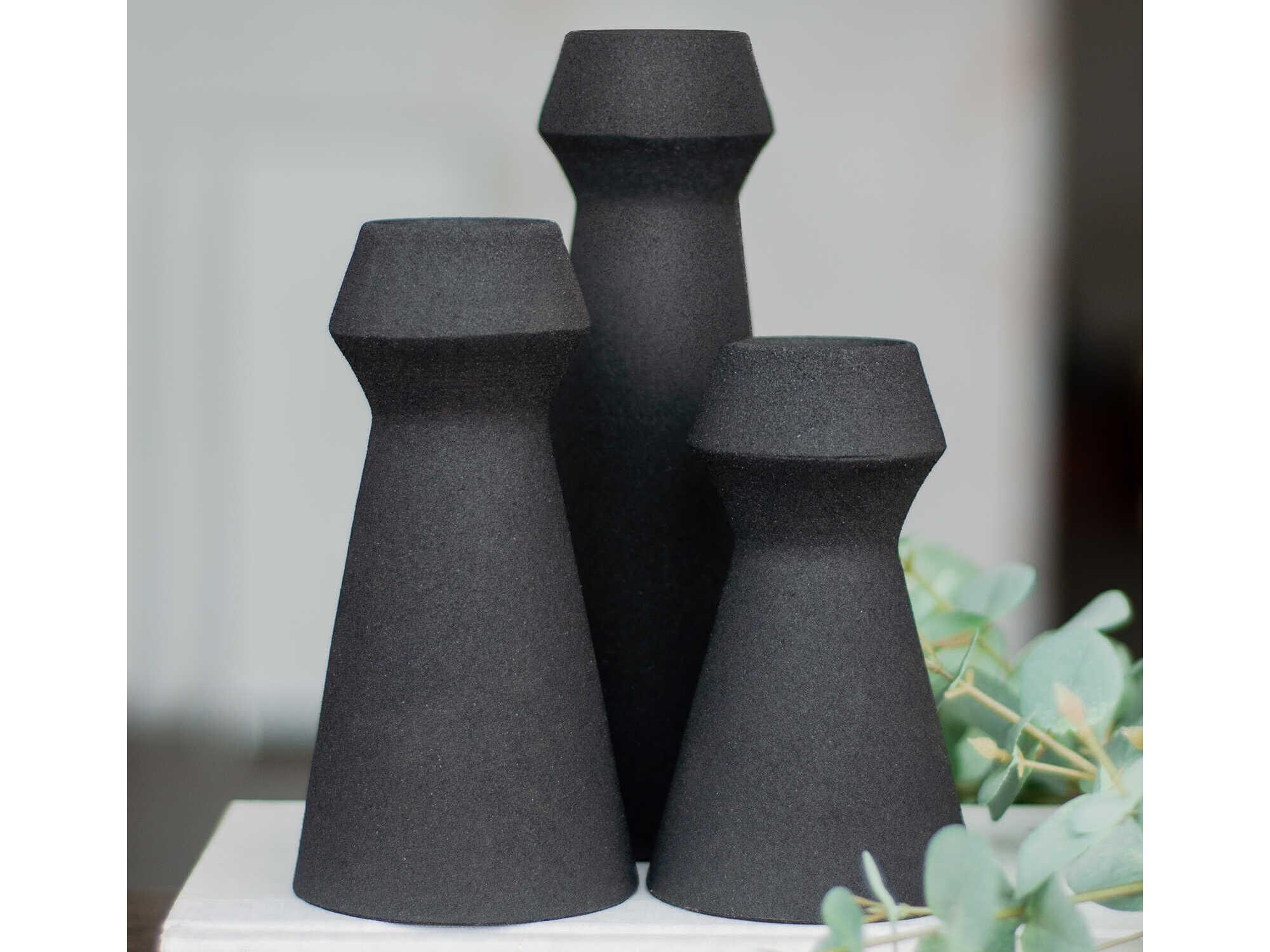 Renwil Granfeld Matte Black Vase