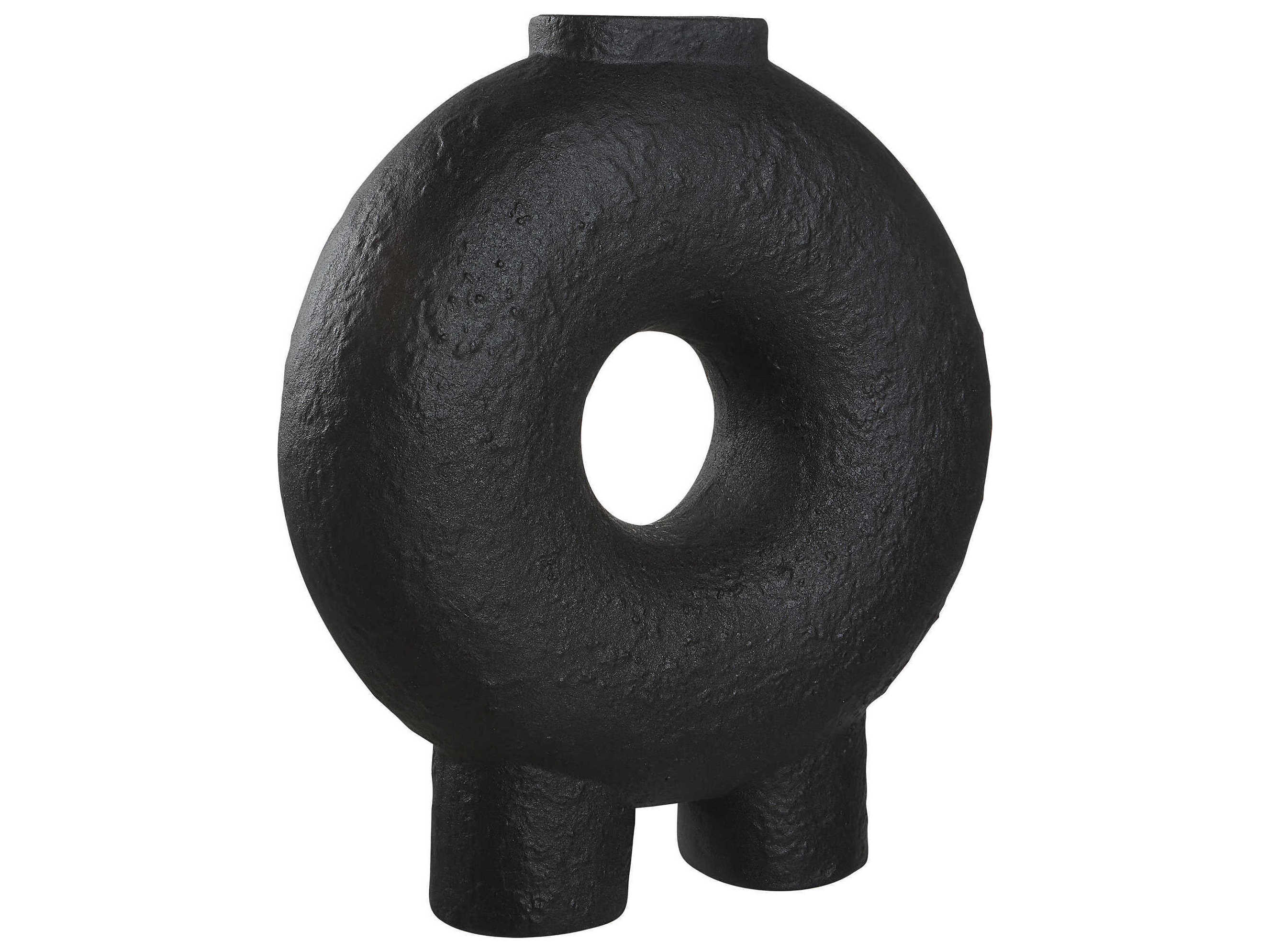 Renwil Ezra Matte Black Vase