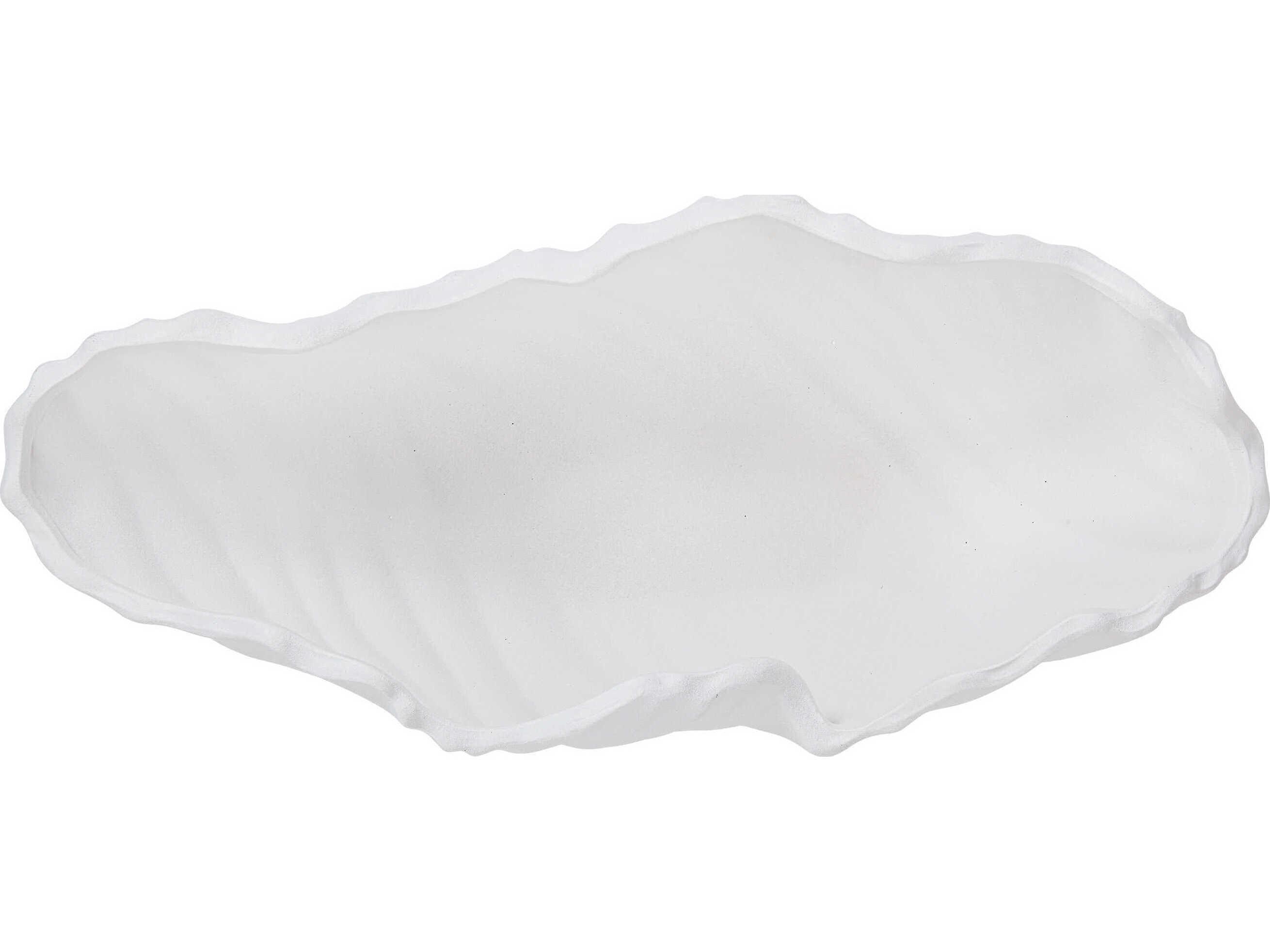 Renwil Darius Matte White Decorative Bowl