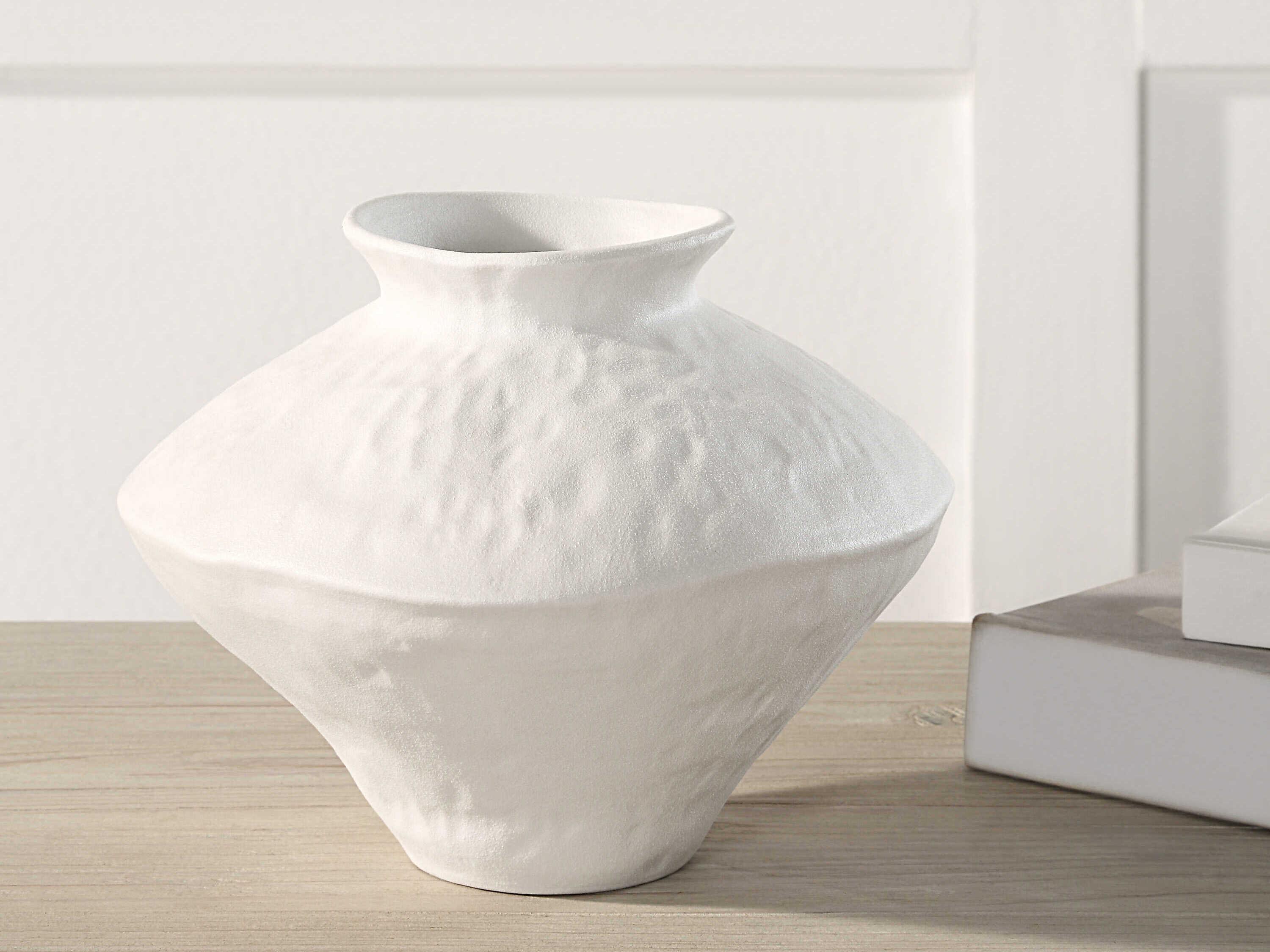 Renwil Mills Matte Off White Vase