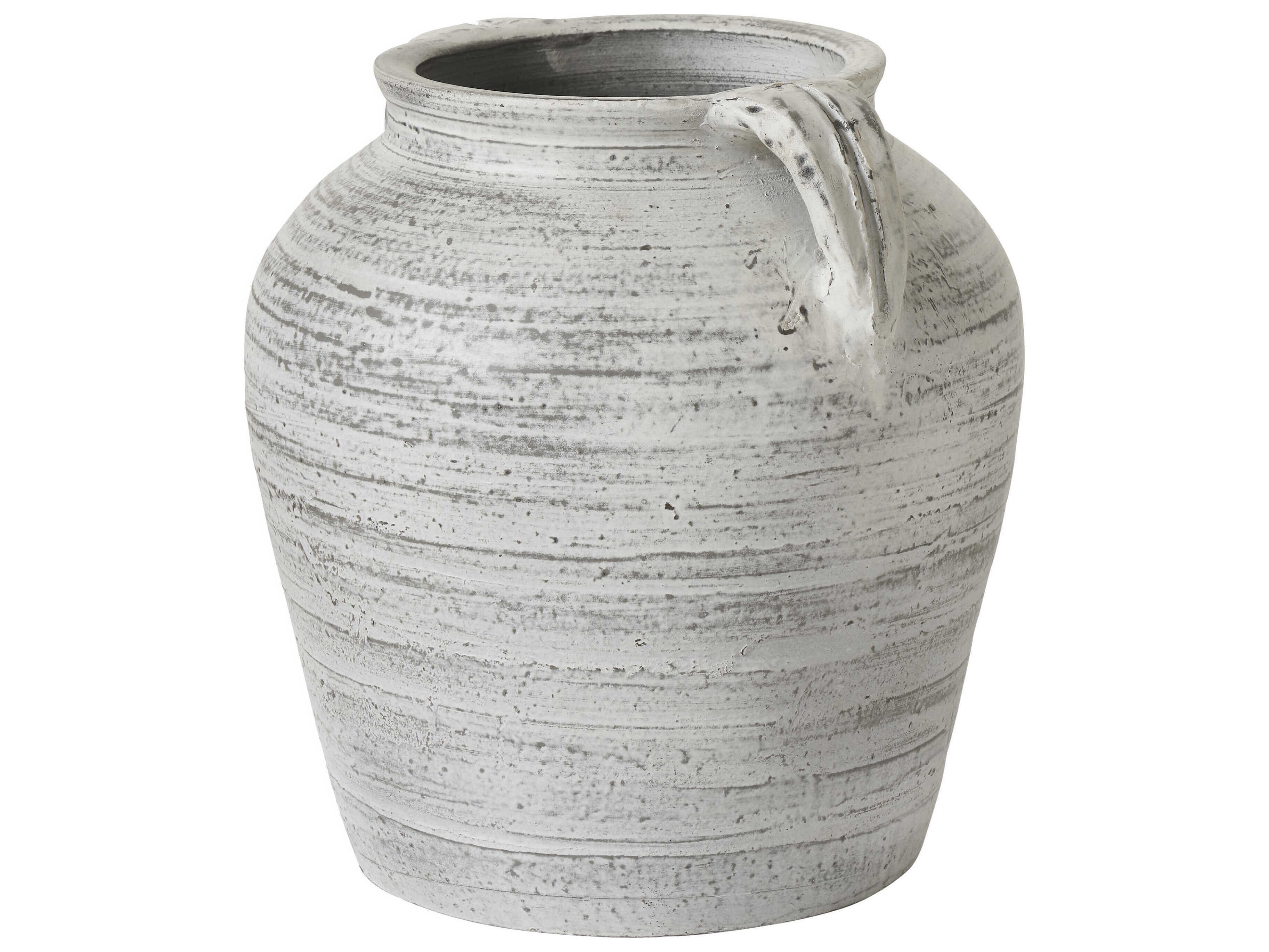 Renwil Blanco White Antique Vase