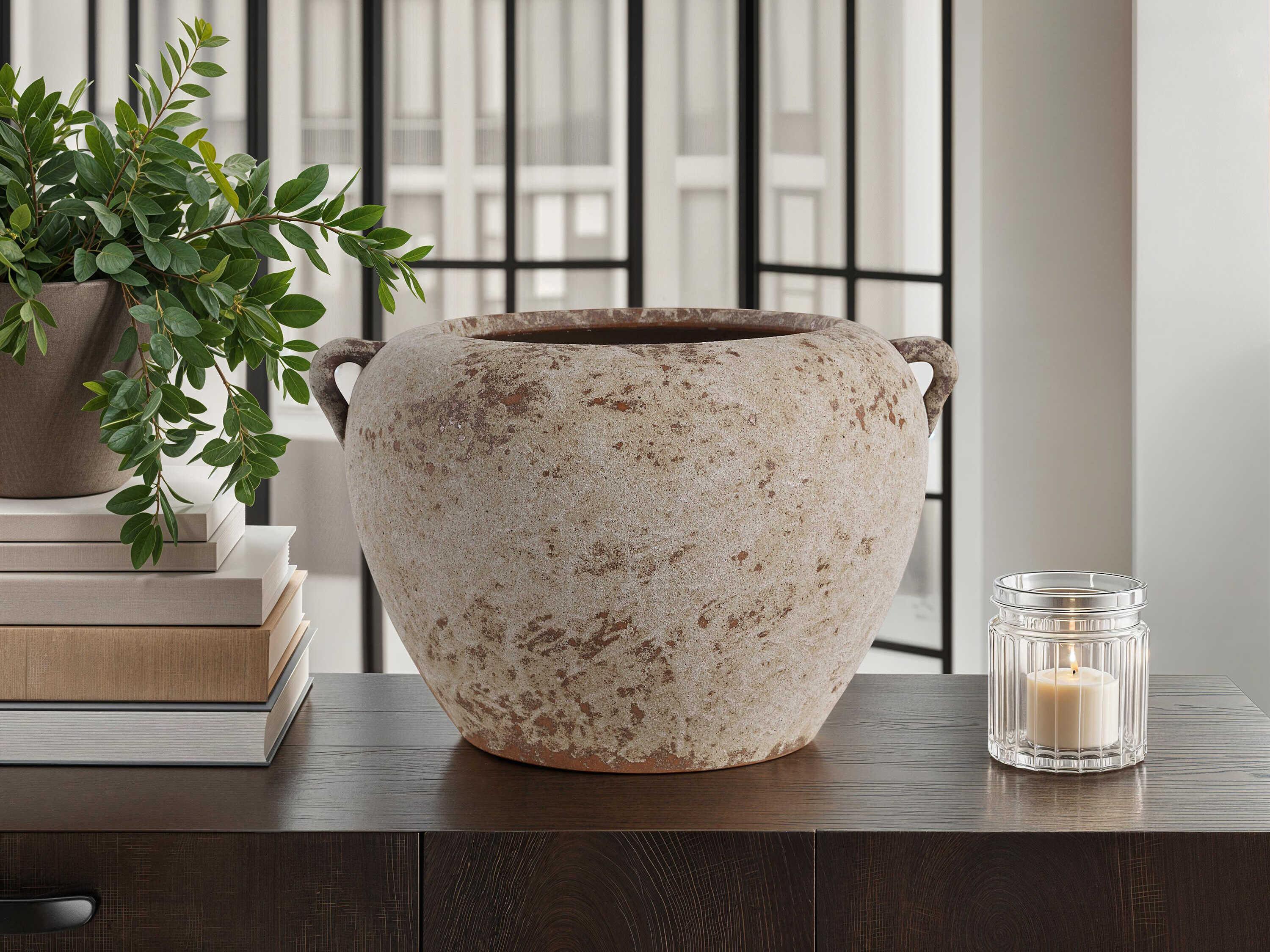 Renwil Severn Antique Beige Vase