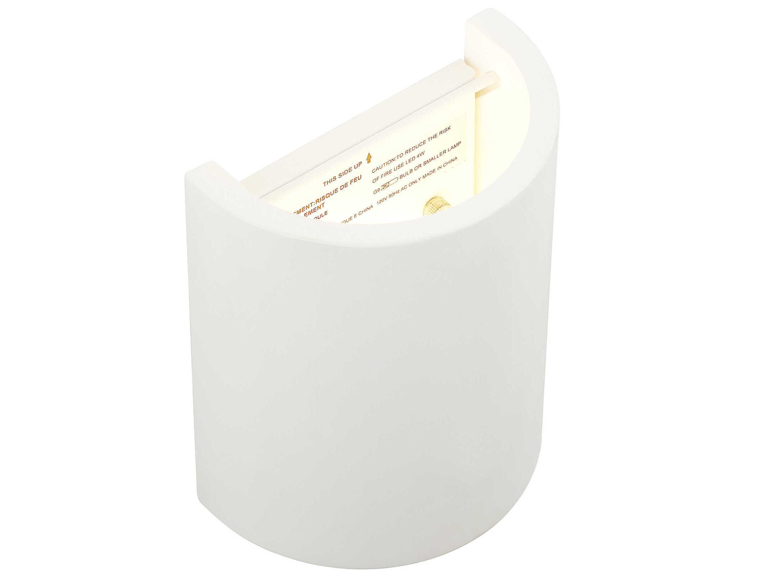 Renwil Ladees 1-Light White Wall Sconce