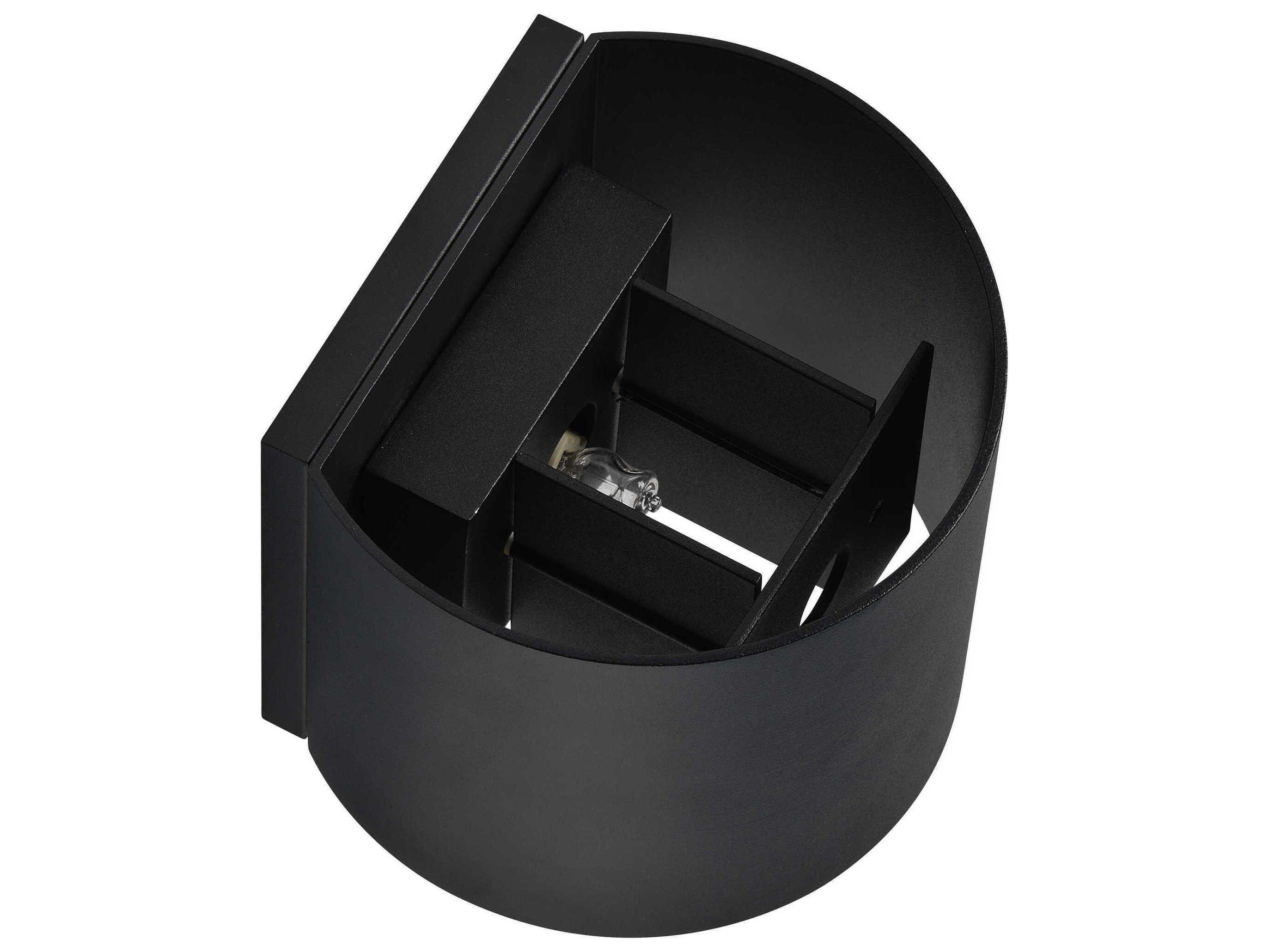 Renwil Lark 1-Light Matte Black Wall Sconce