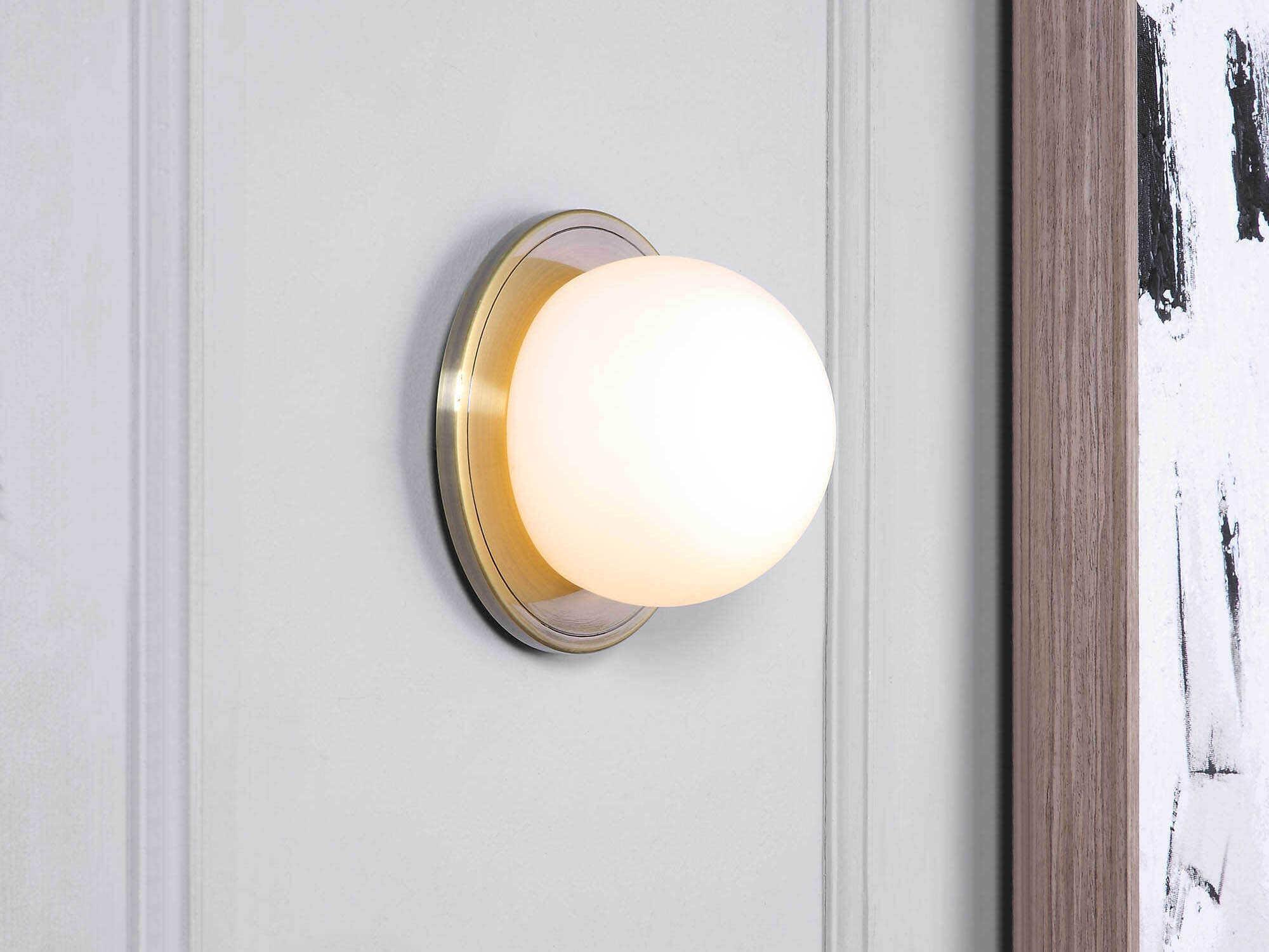 Renwil Hugos 1-Light Antique Brass Wall Sconce