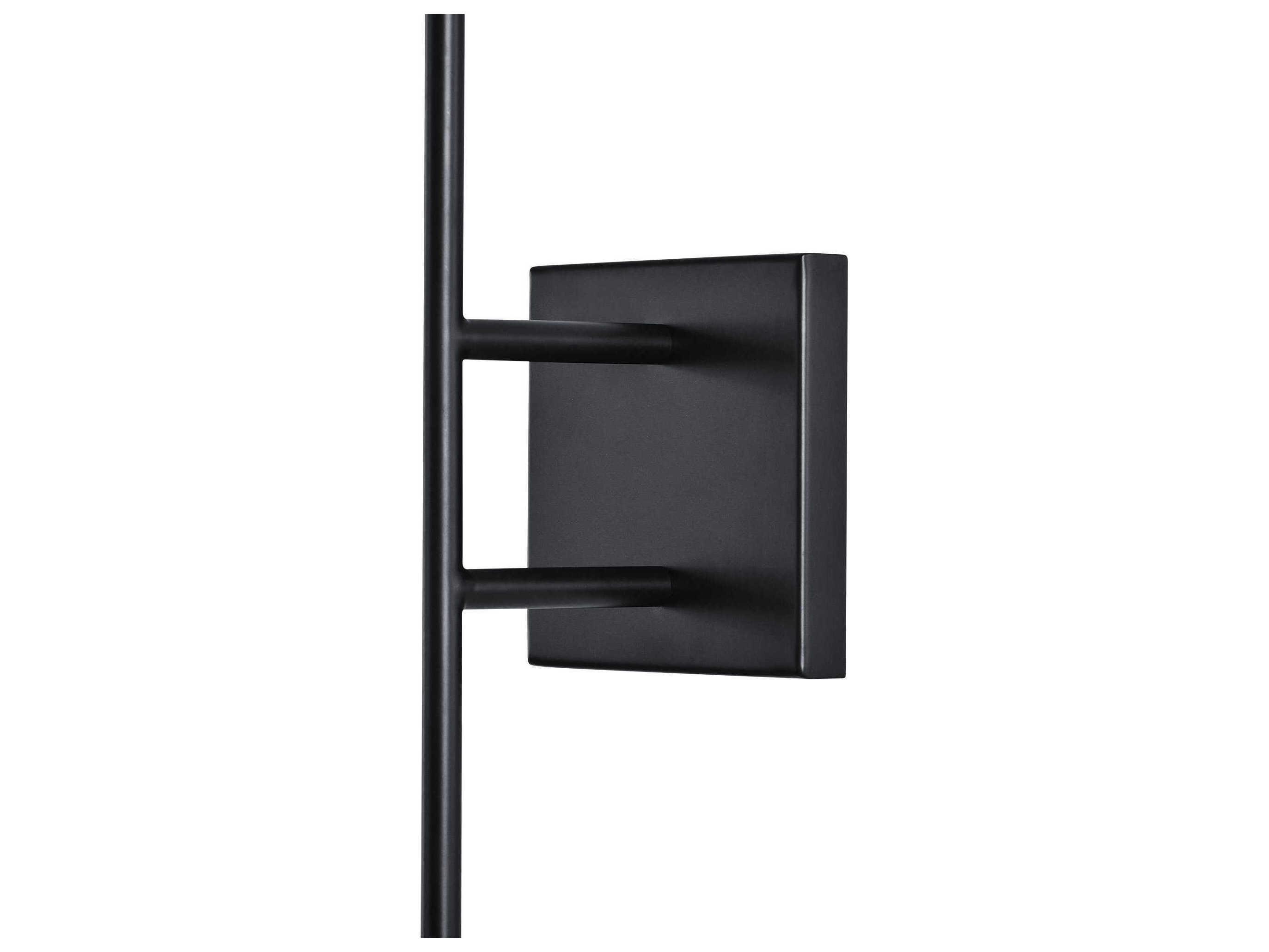 Renwil Eunices 1-Light Matte Black Wall Sconce