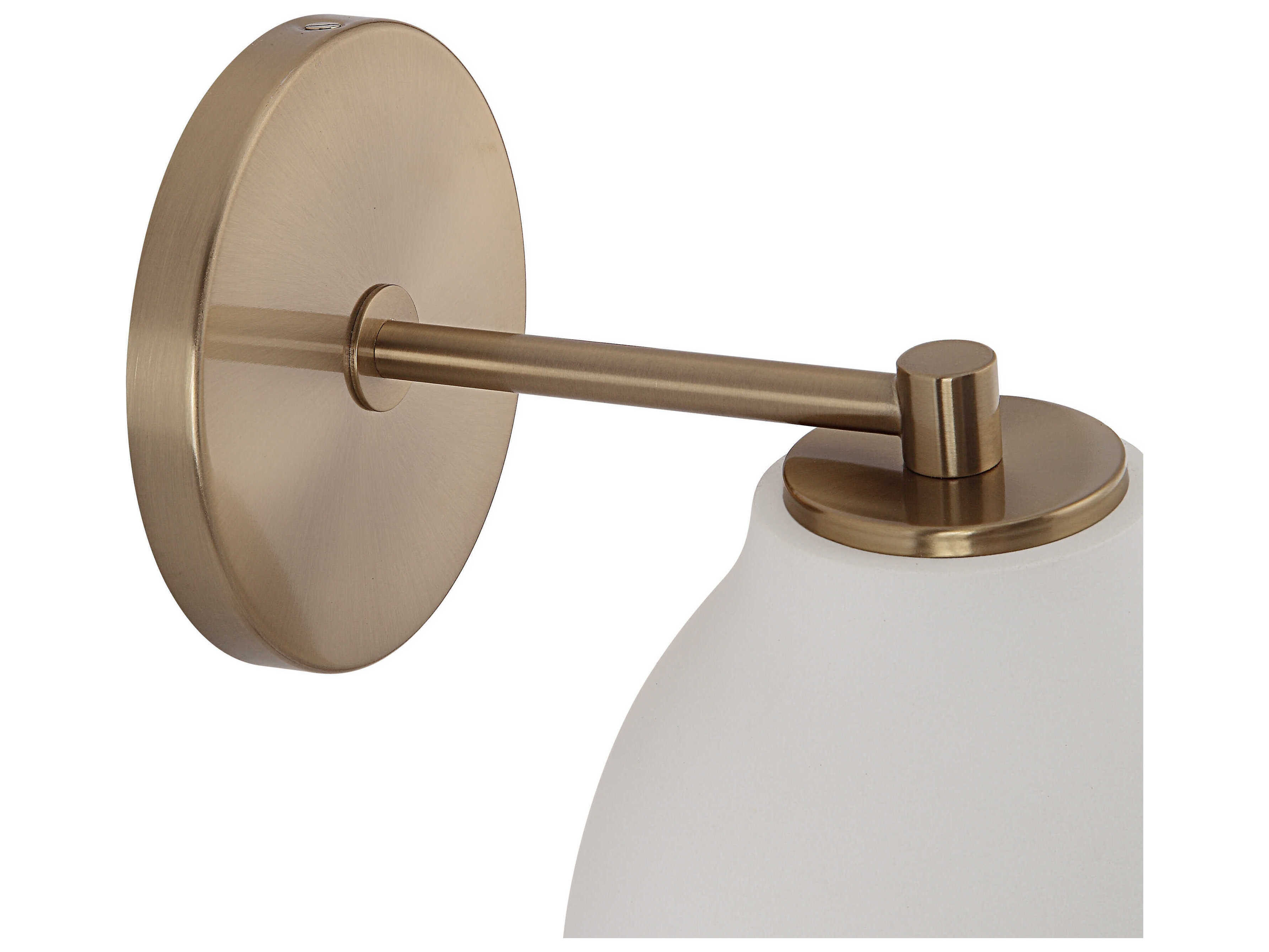 Renwil Mazia 1-Light Burnished Brass Wall Sconce