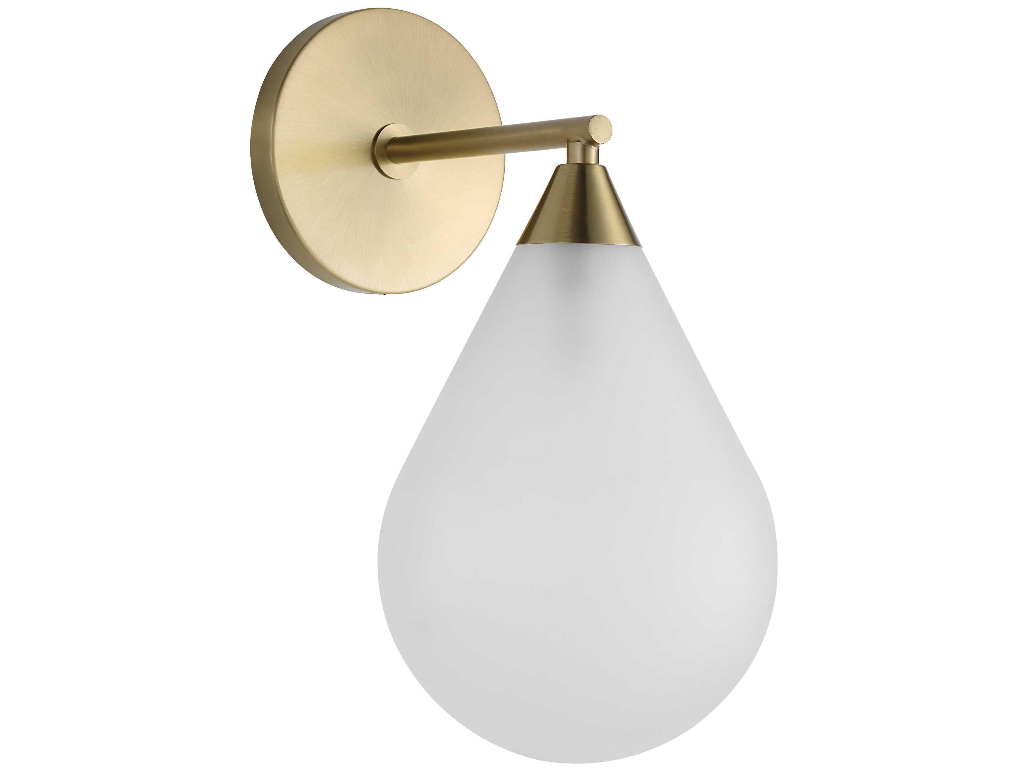 Renwil Luna 1-Light Burnished Brass Wall Sconce