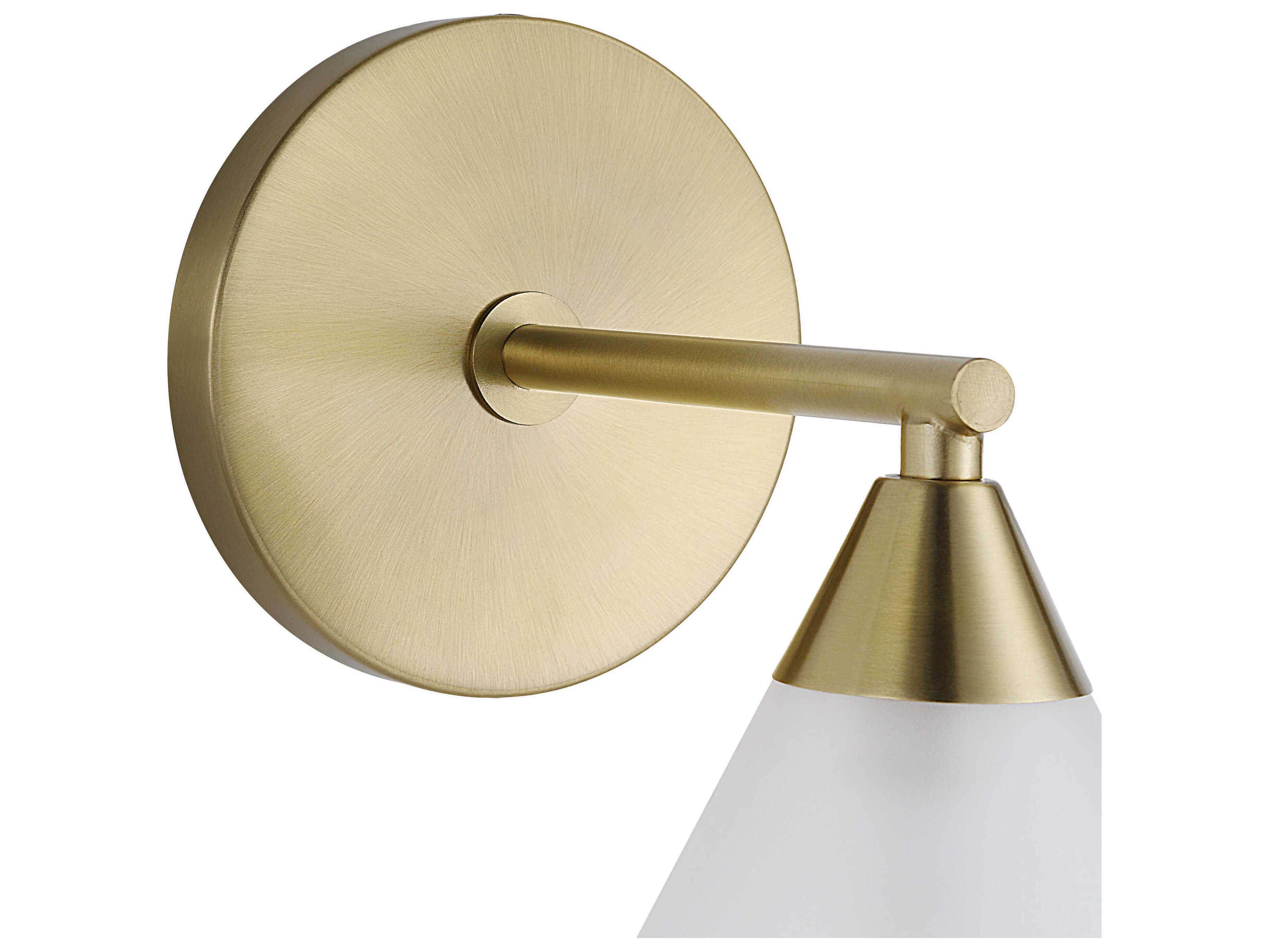 Renwil Luna 1-Light Burnished Brass Wall Sconce