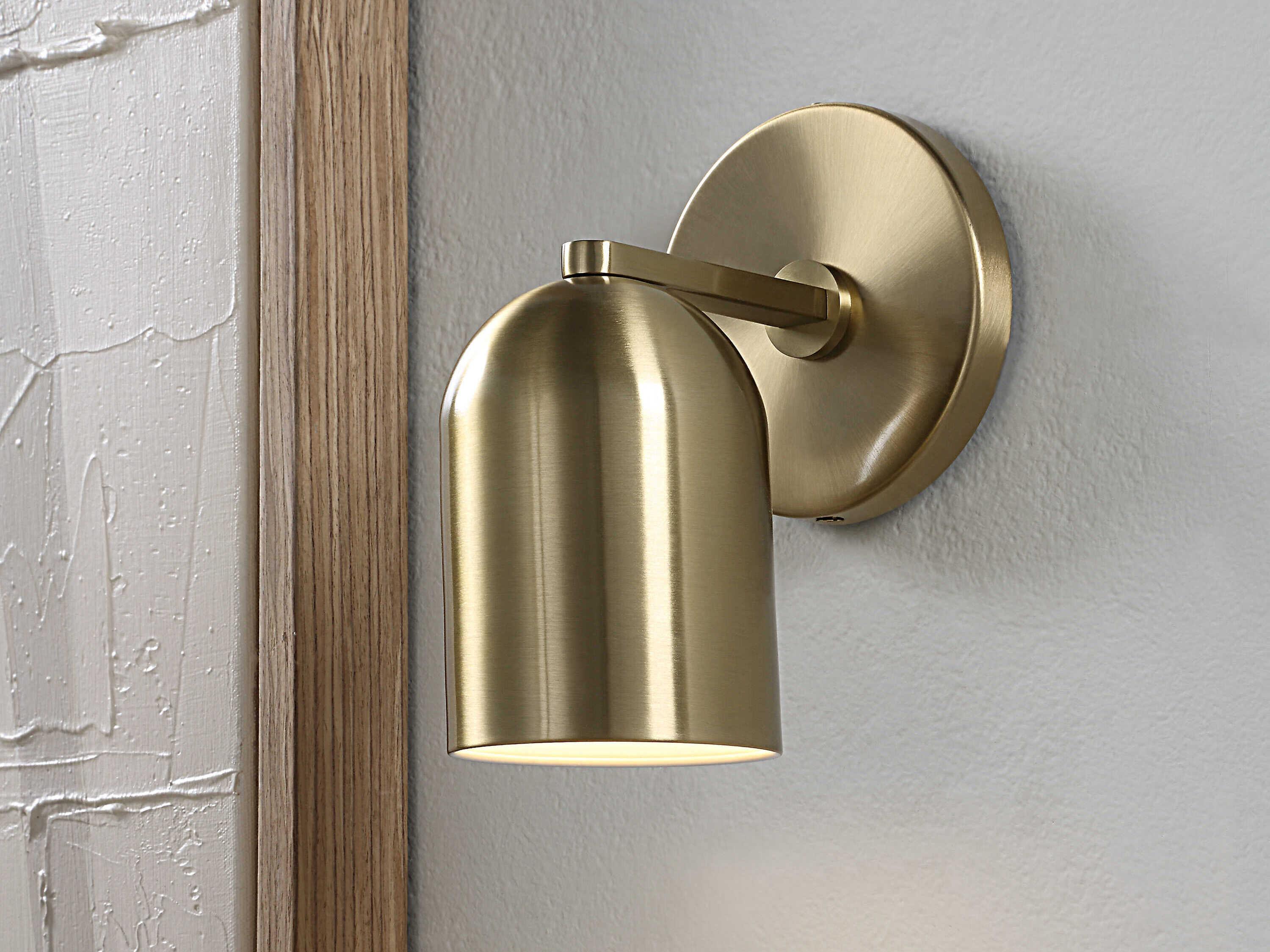 Renwil Vorona 1-Light Burnished Brass Wall Sconce