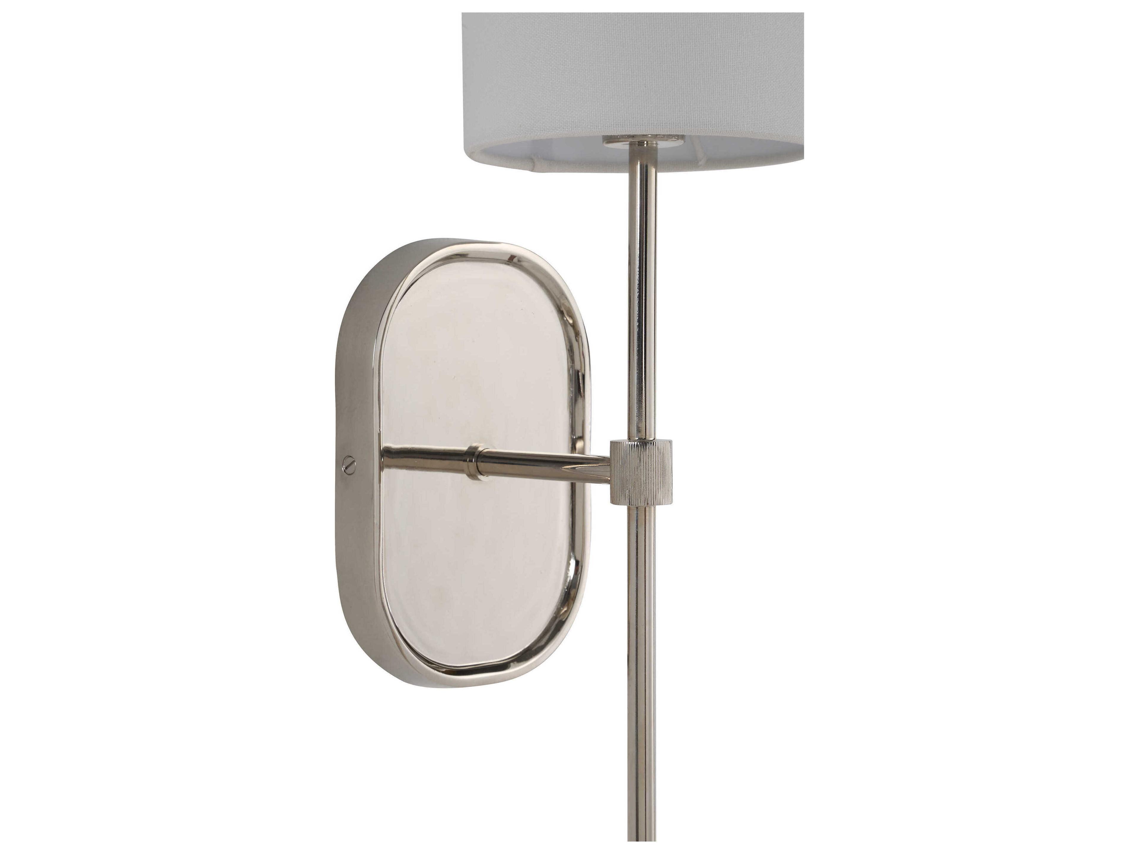 Renwil Whitney 1-Light Plated Polished Nickel Wall Sconce