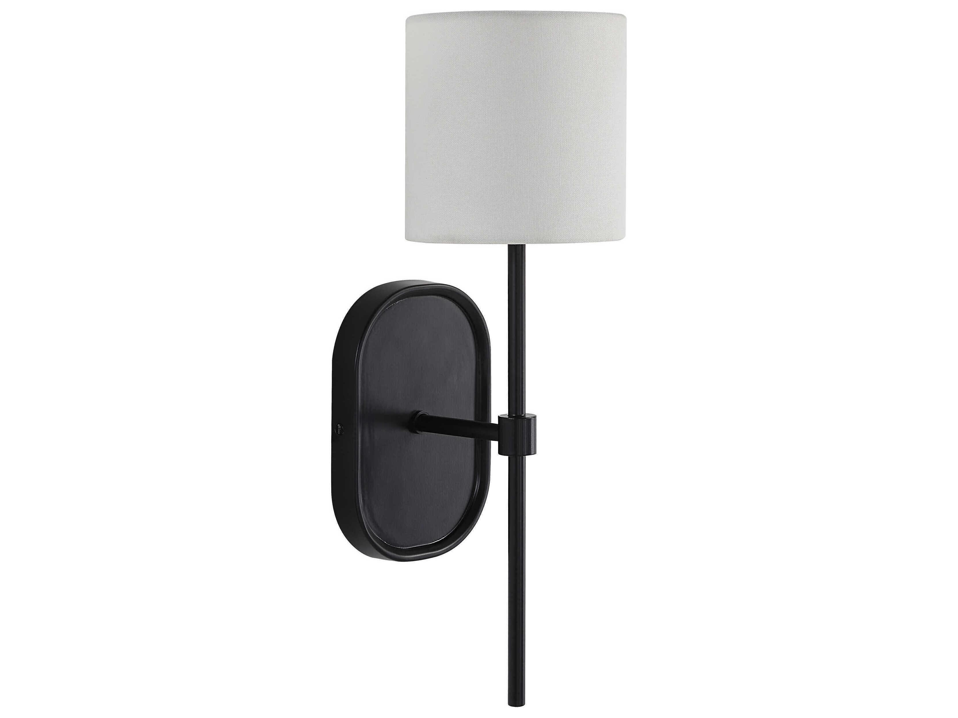Renwil Fico 1-Light Powder Coated Matte Black Wall Sconce