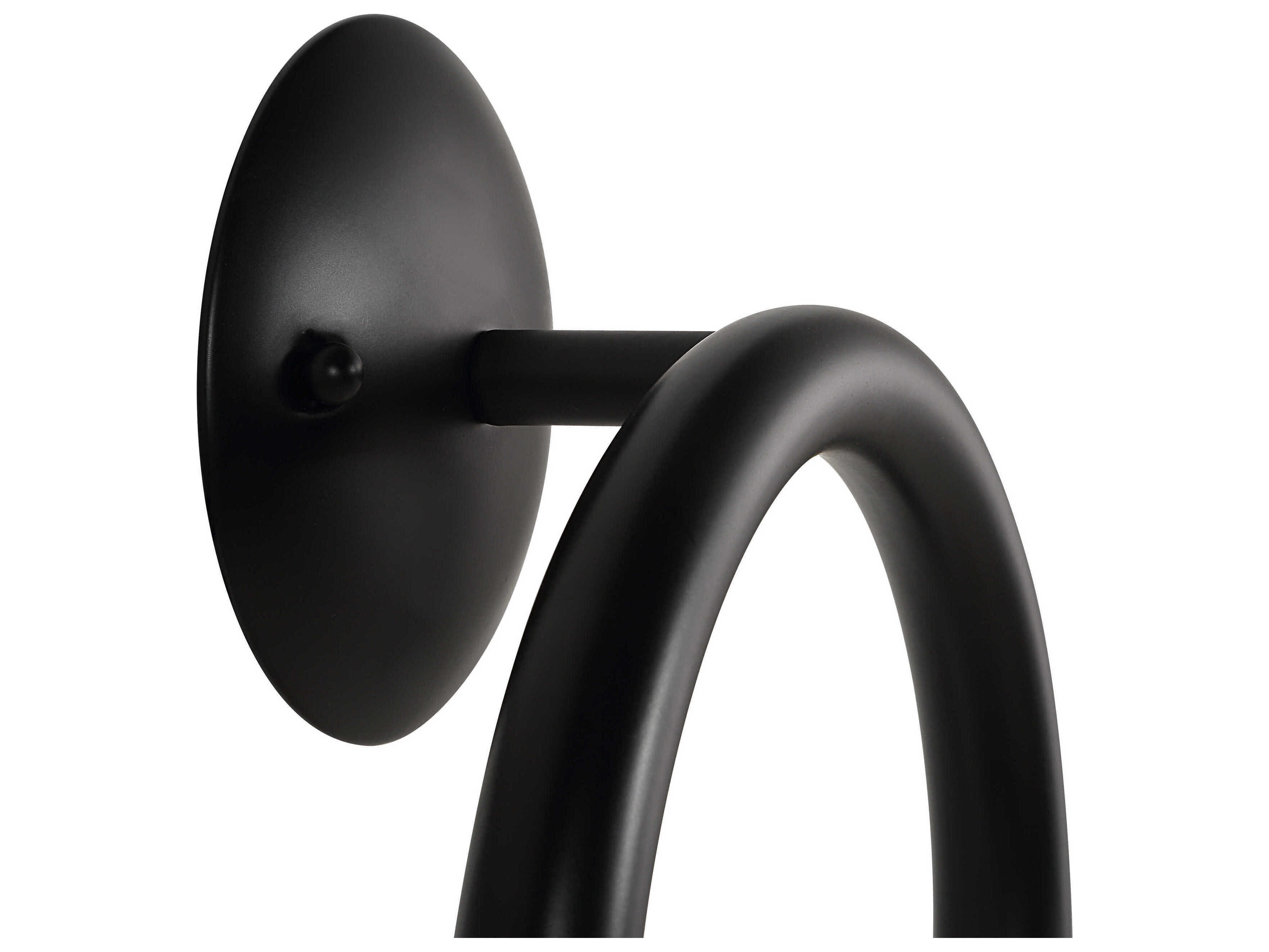 Renwil Santo 2-Light Powder Coated Matte Black Wall Sconce