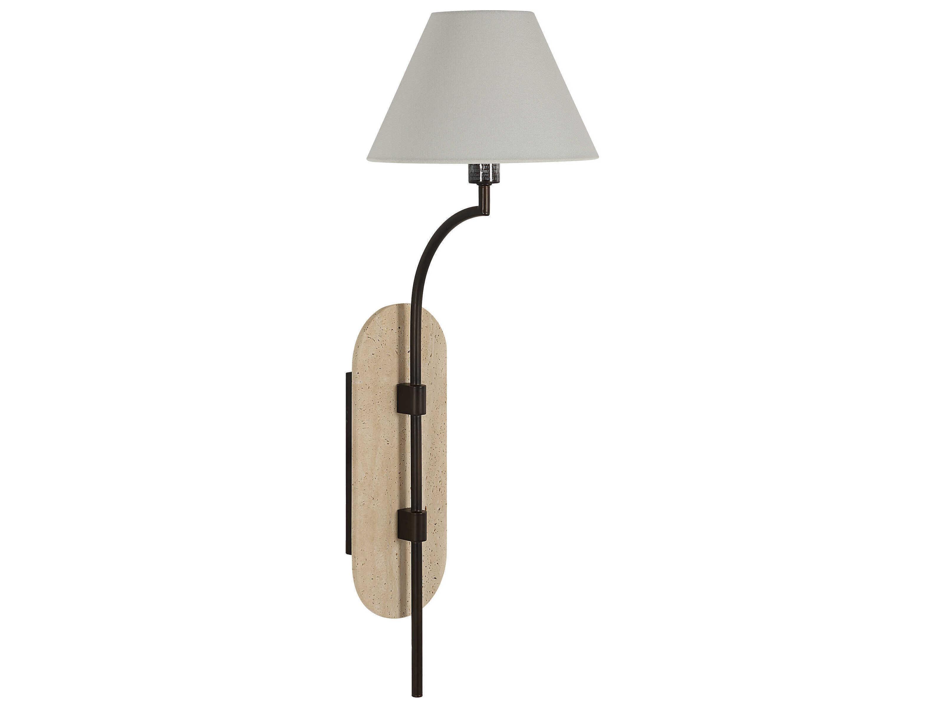 Renwil Acca 1-Light Powder Coated Dark Antique Bronze Wall Sconce