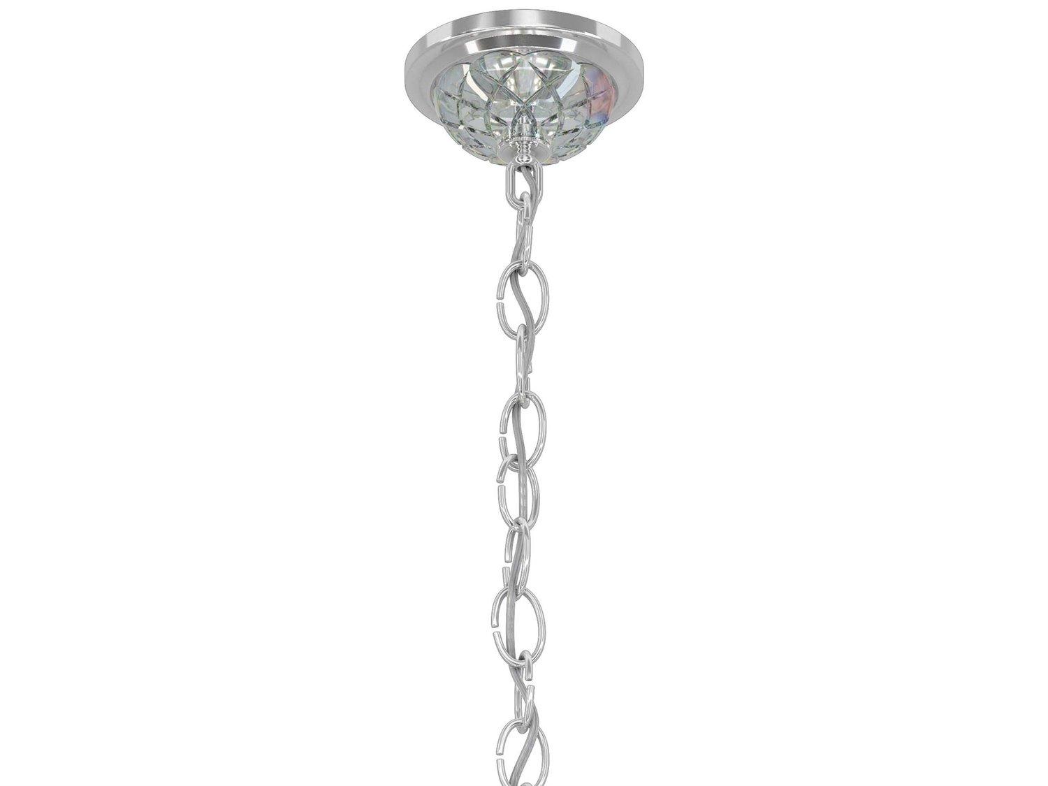 Schonbek Arlington 25-Light Polished Silver Crystal Candelabra Chandelier