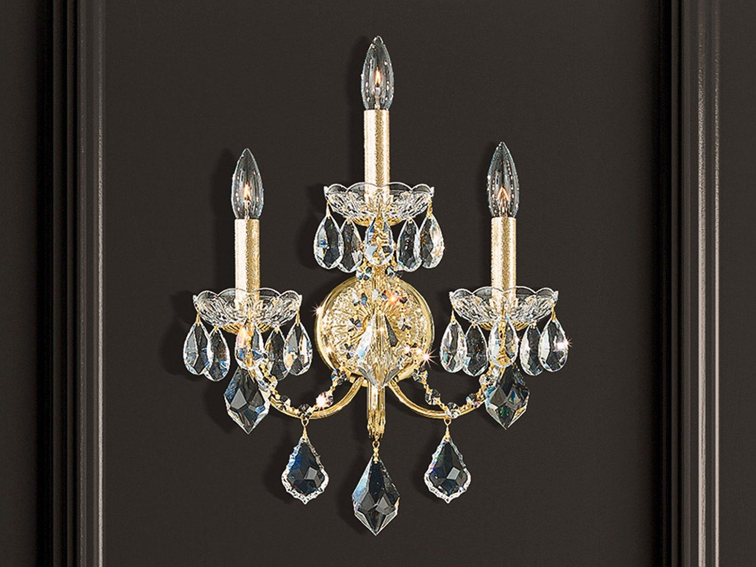 Schonbek Century 3-Light Wall Sconce