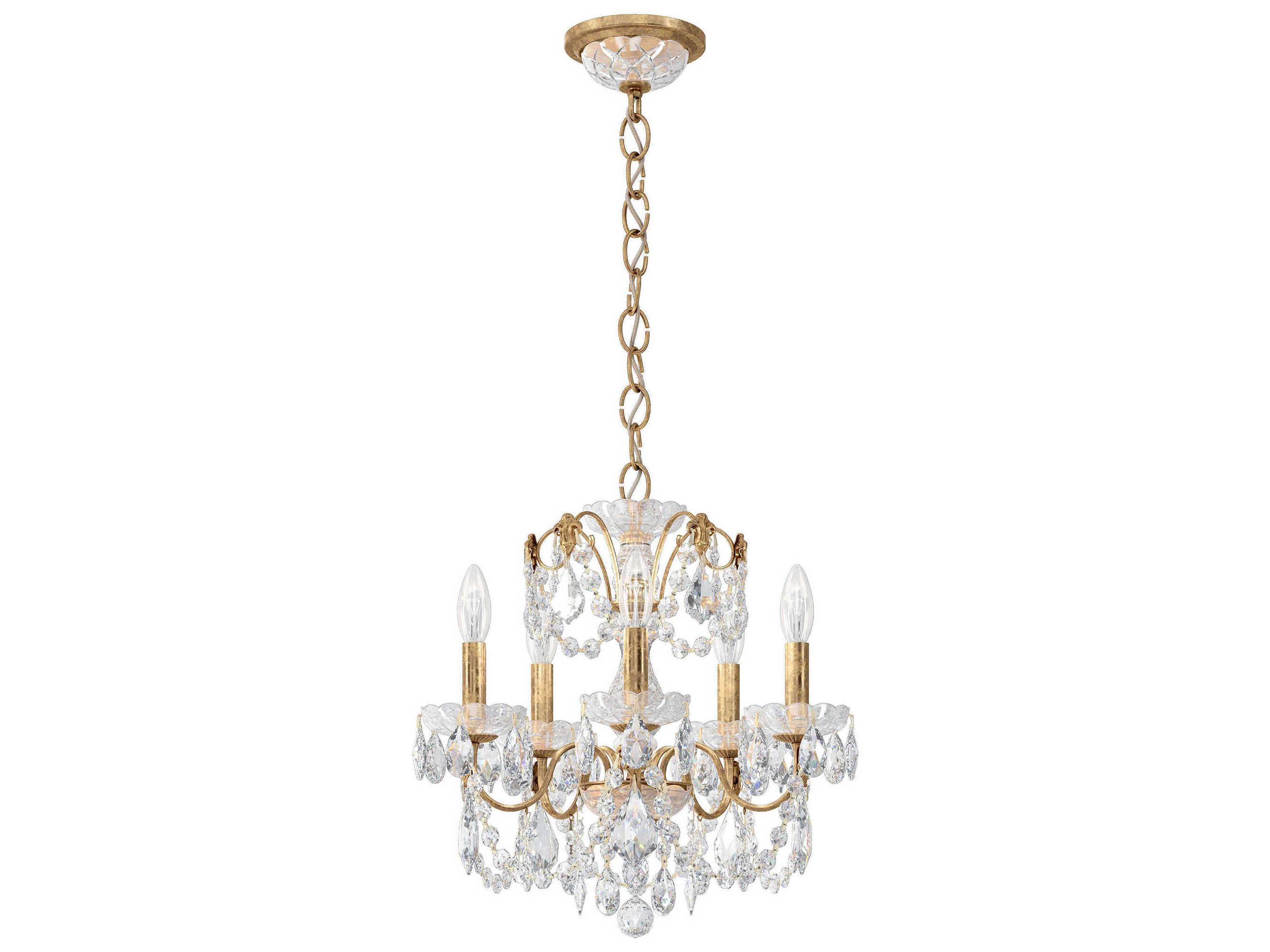Schonbek Century 5-Light Candelabra Chandelier