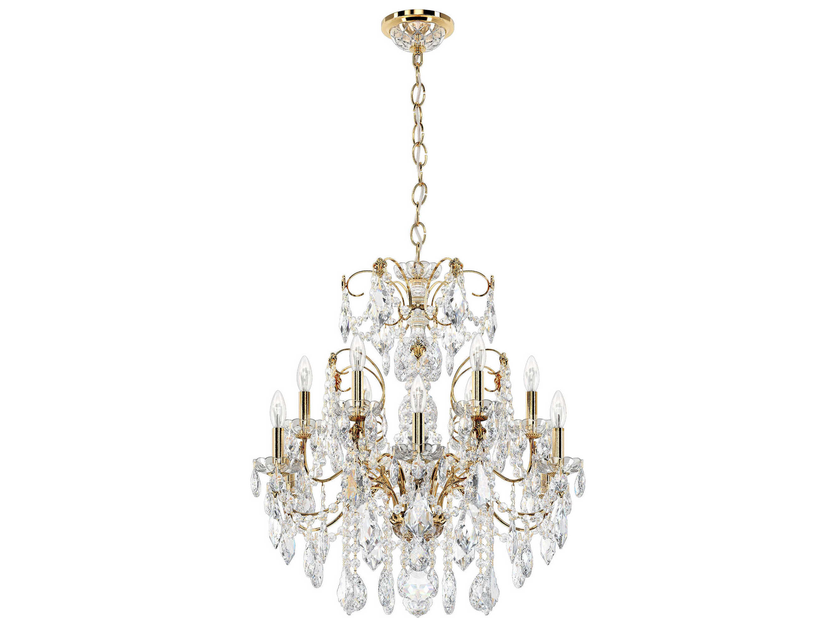 Schonbek Century 12-Light Candelabra Chandelier