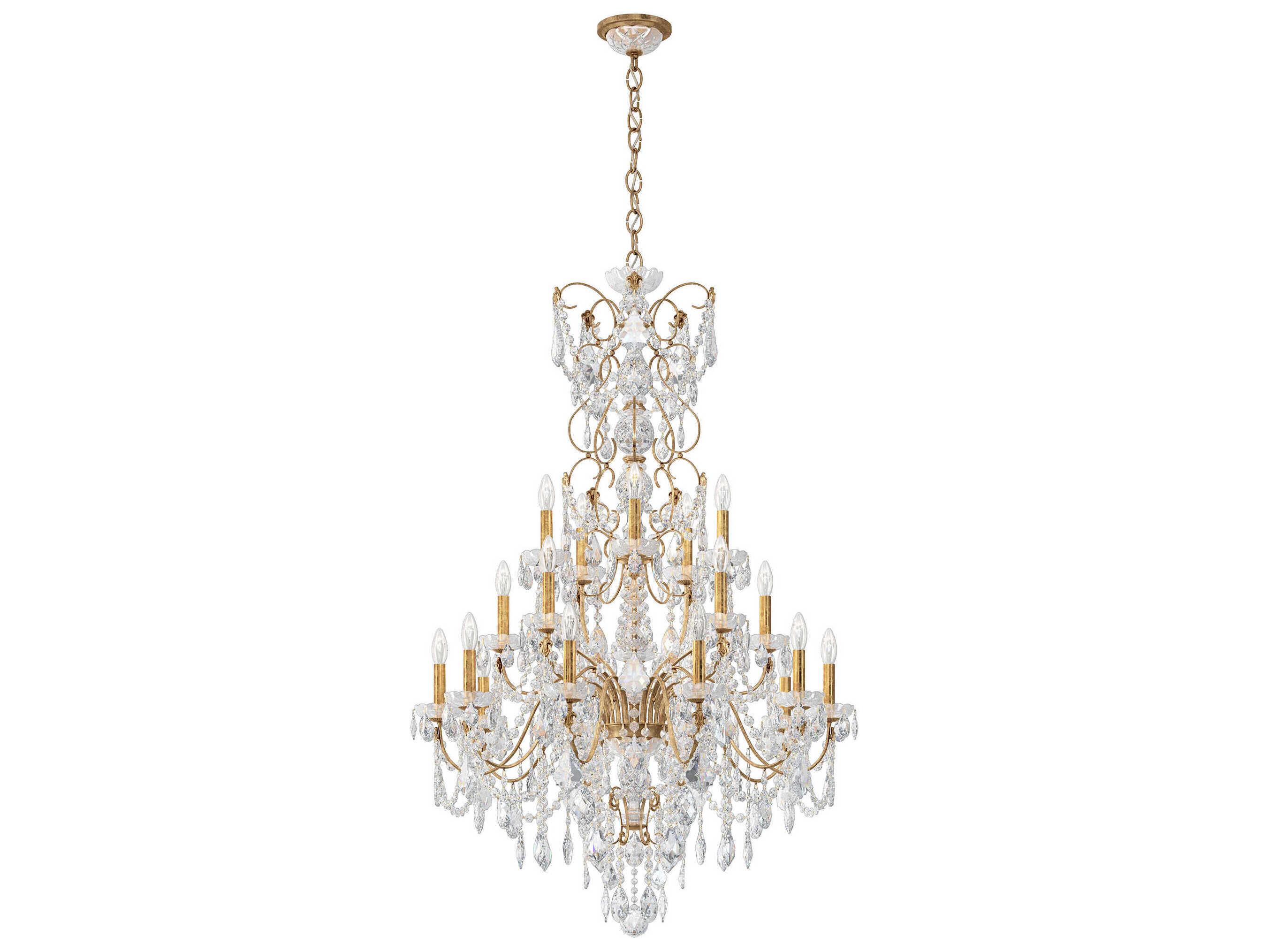 Schonbek Century 20-Light Candelabra Chandelier