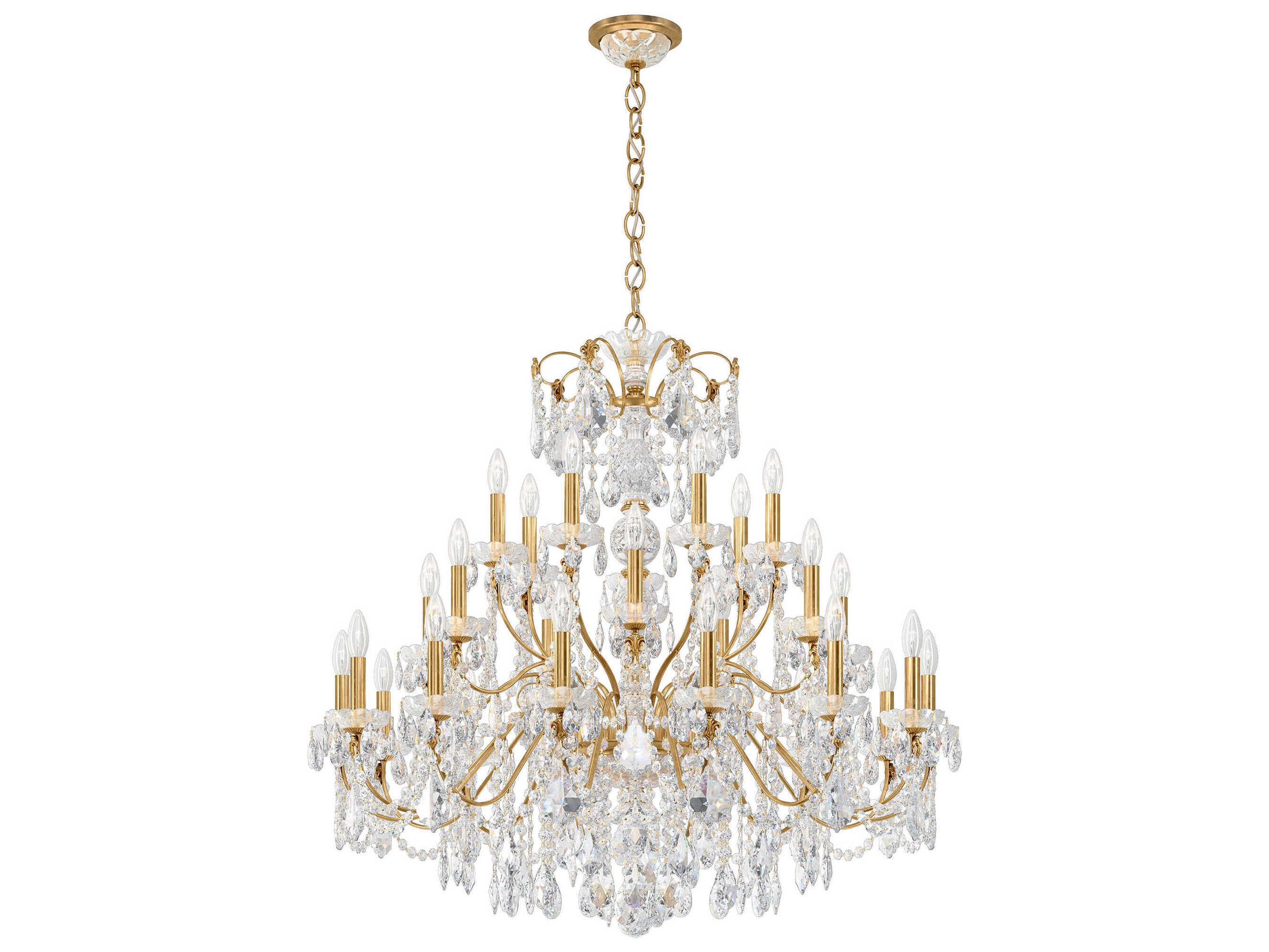 Schonbek Century 28-Light Candelabra Chandelier