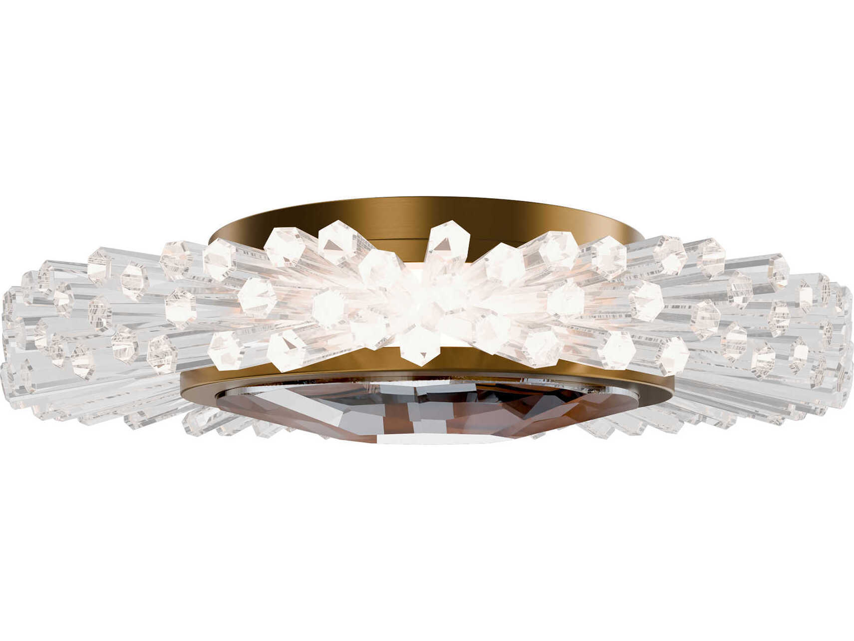 Schonbek Benediction Aged Brass Round Flush Mount