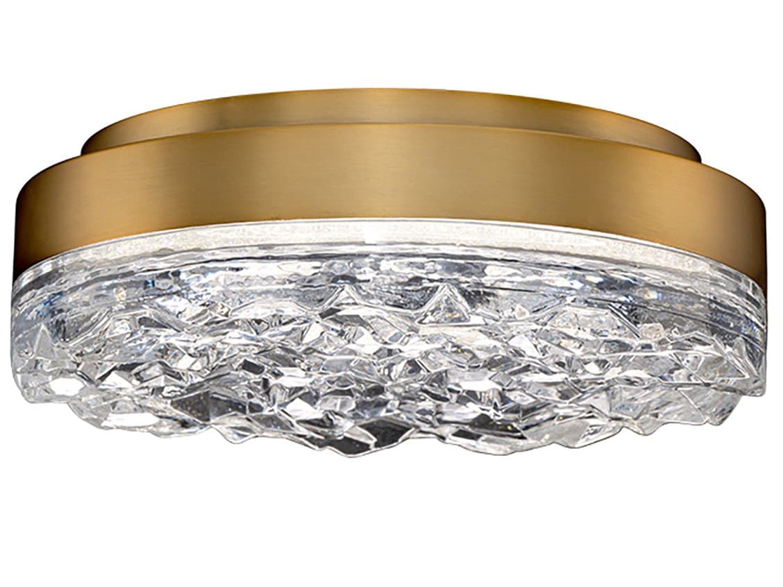 Schonbek Bramble 1-Light Aged Brass Flush Mount