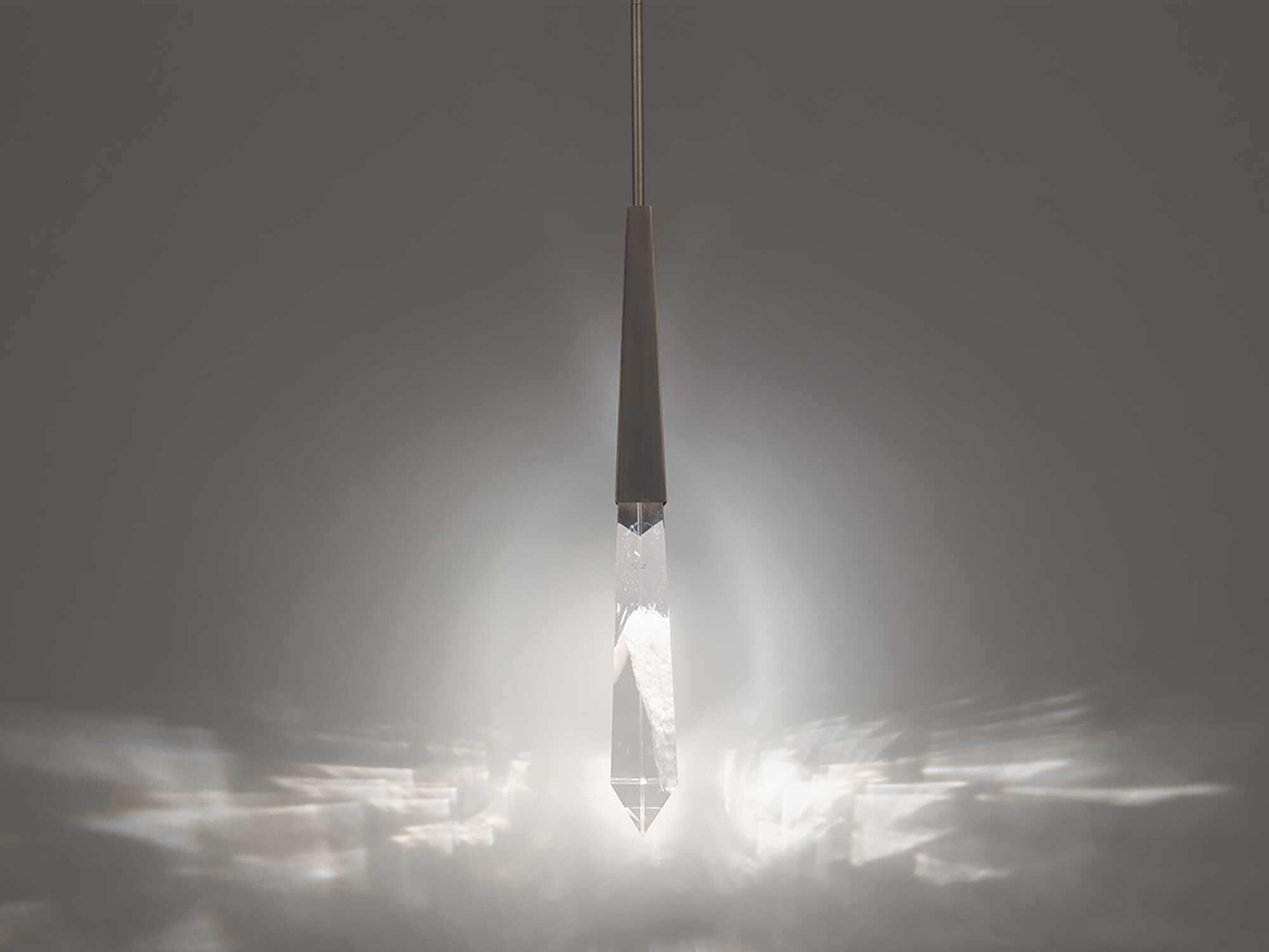 Schonbek Solitude 1-Light Antique Nickel Linear Mini Pendant