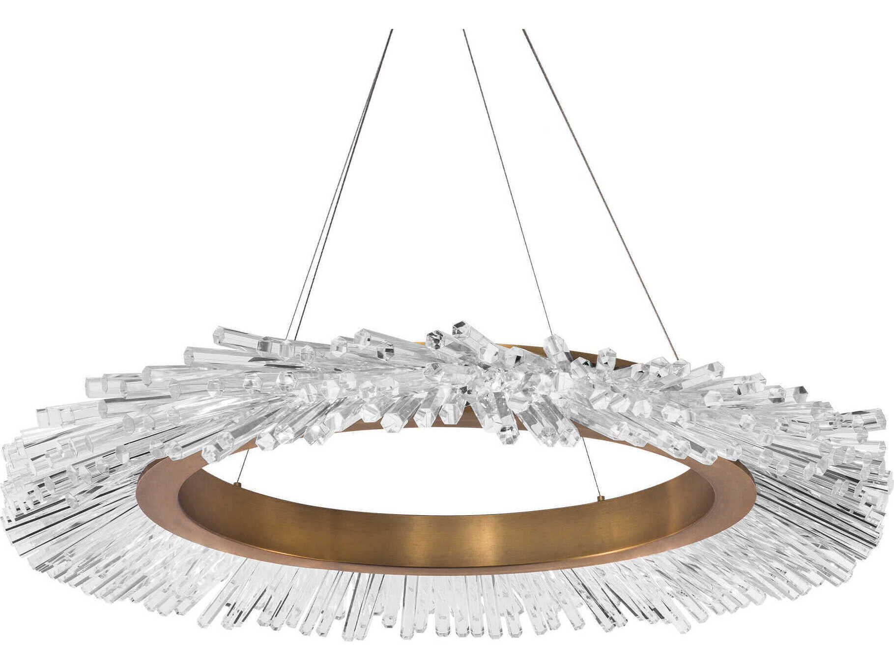 Schonbek Benediction 1-Light Aged Brass Round Pendant