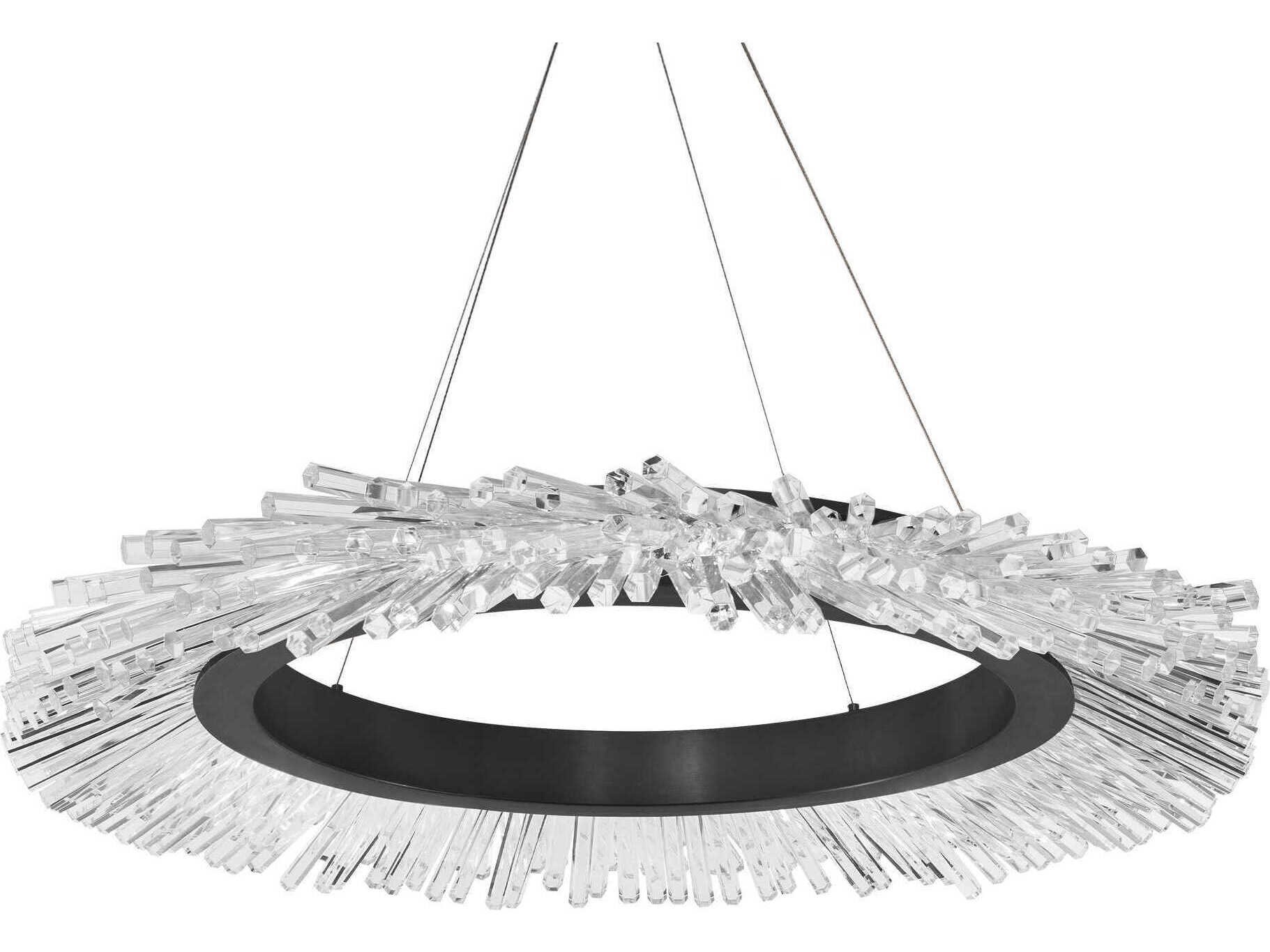 Schonbek Benediction 1-Light Black Round Pendant