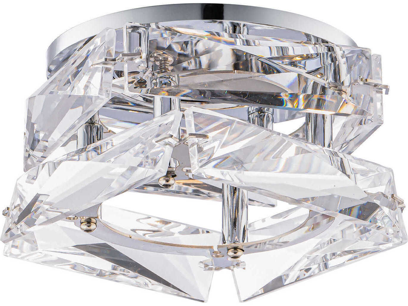 Schonbek Hielo Polished Chrome 3500K 3000K 4000K Geometric Under Cabinet Light